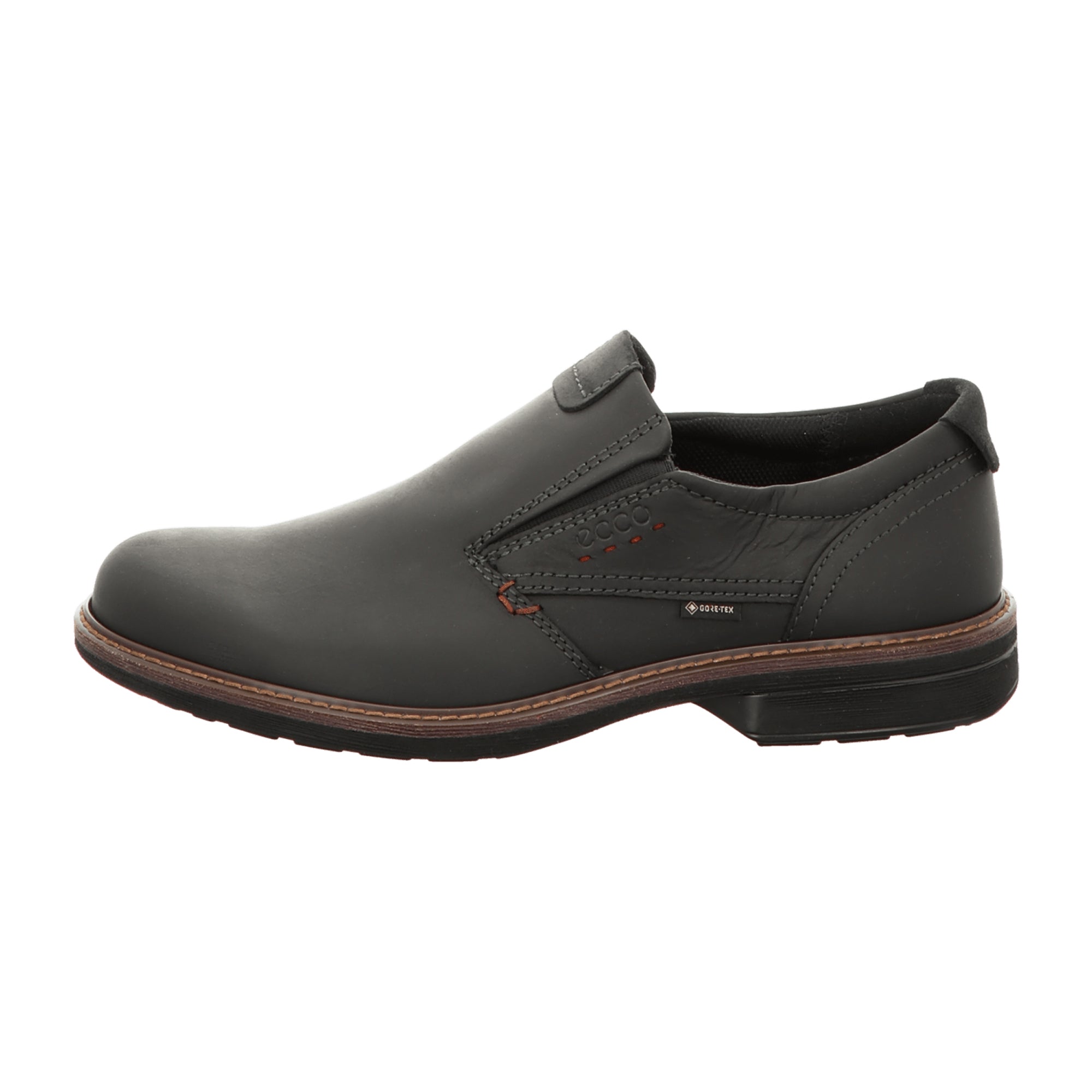Ecco TURN Men's Black Leather Shoes - Durable & Stylish Footwear