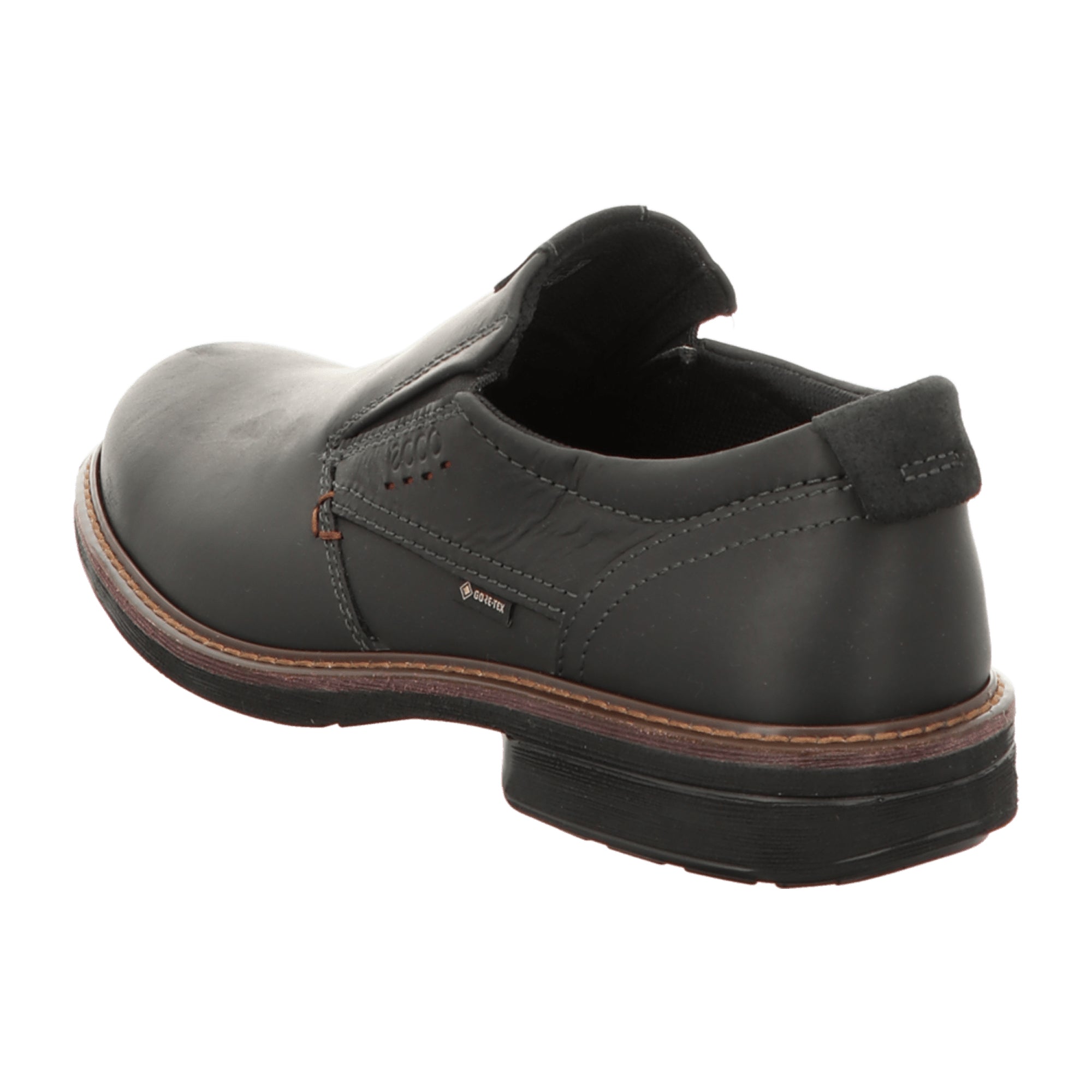 Ecco TURN Men's Black Leather Shoes - Durable & Stylish Footwear