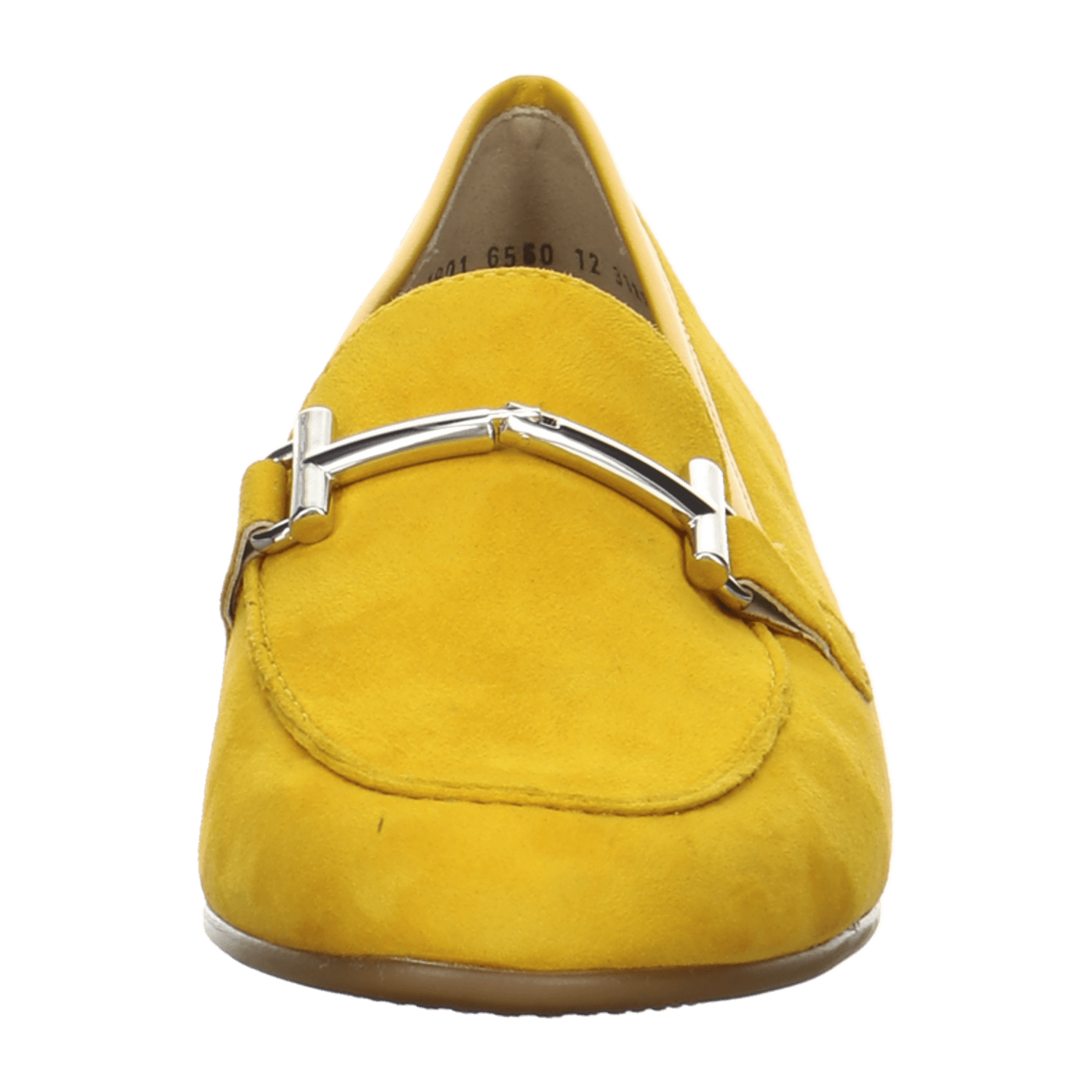 ARA KENT Women's Loafers in Yellow Nubuck Leather with Leather Lining and Synthetic Sole