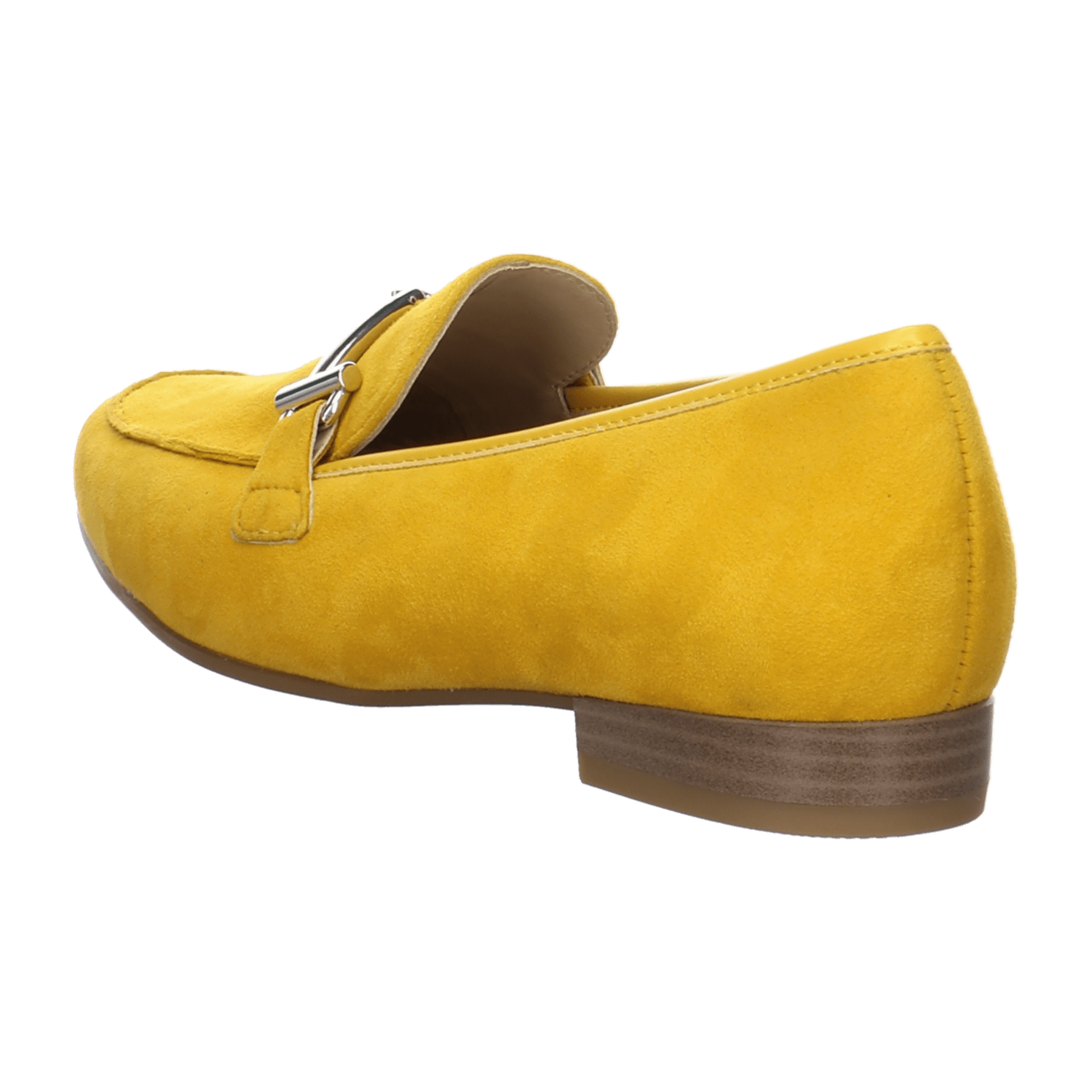 ARA KENT Women's Loafers in Yellow Nubuck Leather with Leather Lining and Synthetic Sole