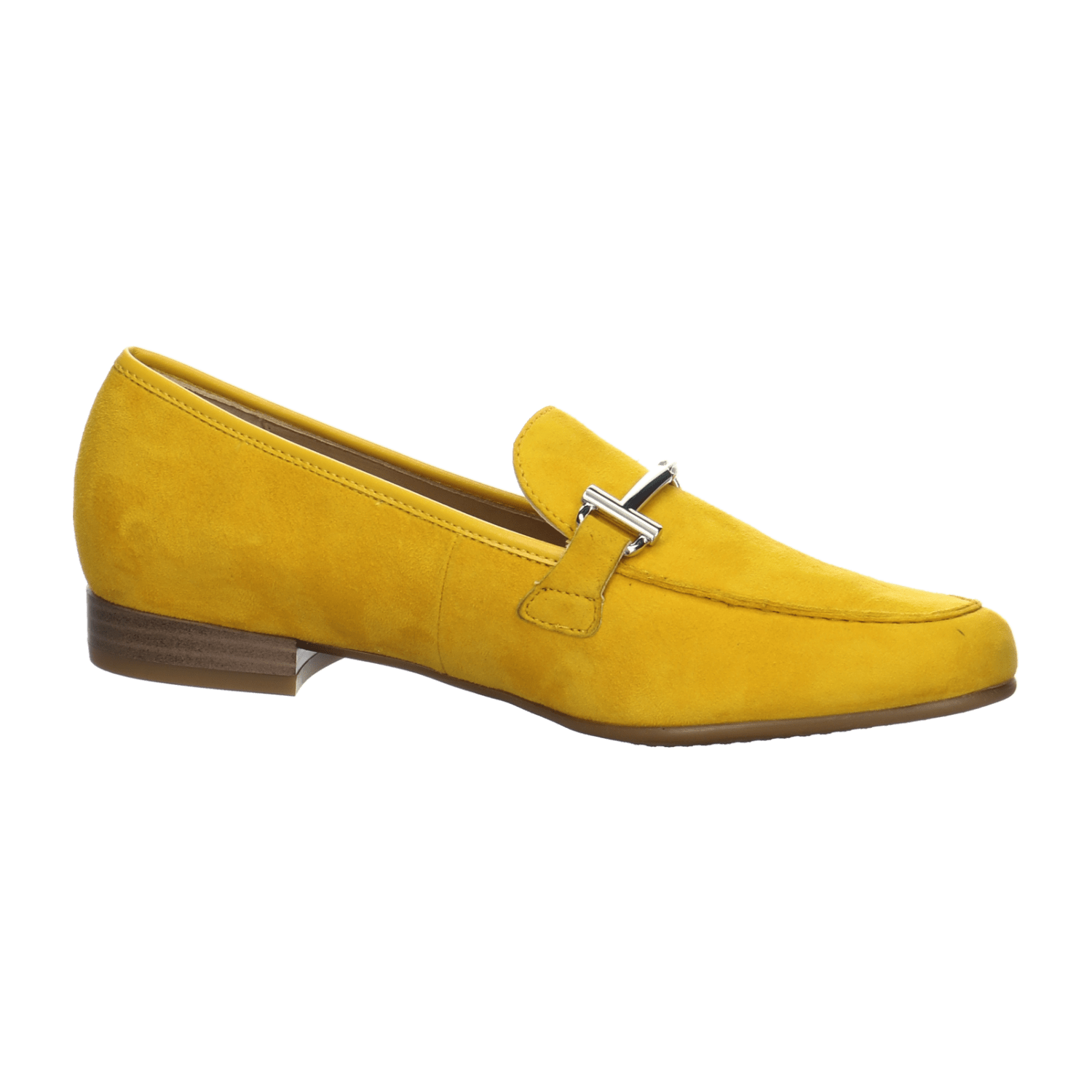 ARA KENT Women's Loafers in Yellow Nubuck Leather with Leather Lining and Synthetic Sole