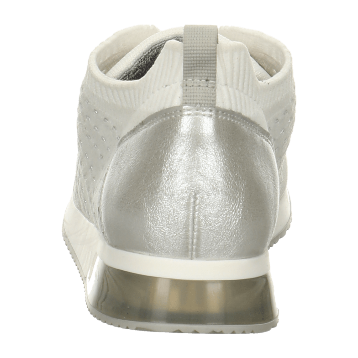 ARA Women's Low-Top Lace-Up Sneakers in White with Synthetic Sole and Cold-Weather Lined Interior