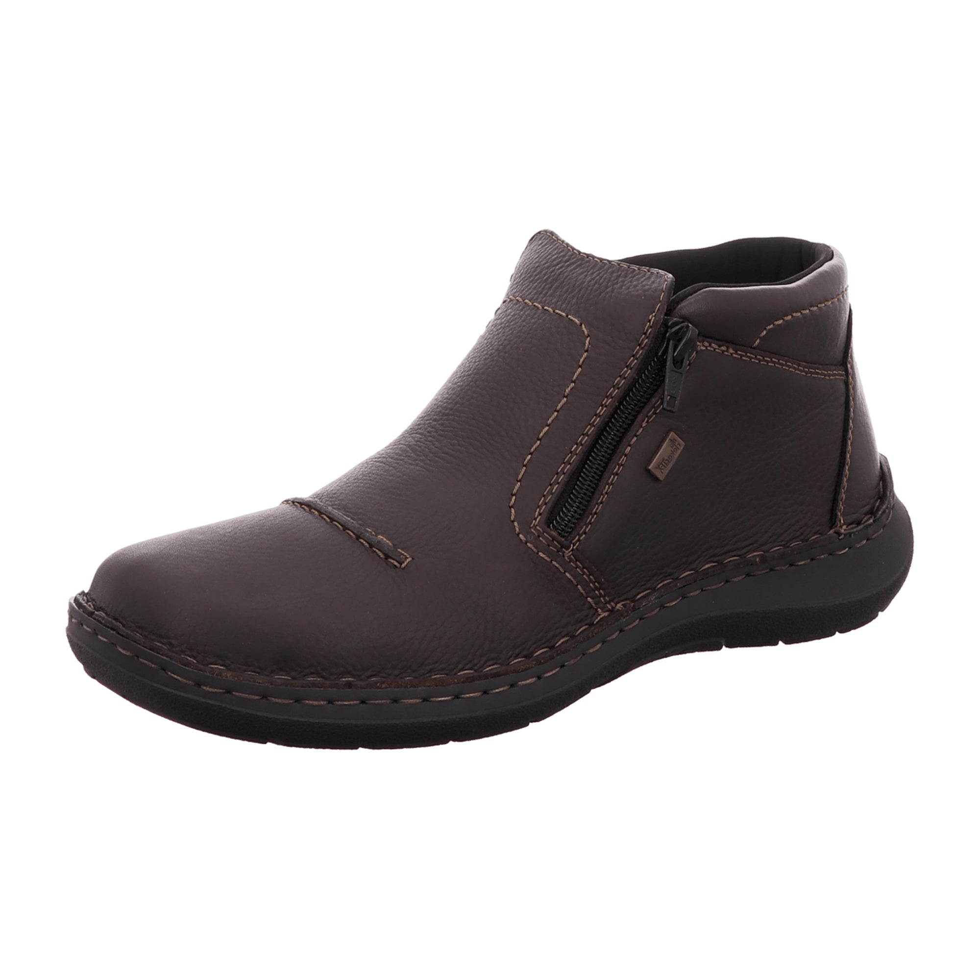 Rieker Brown Winter Boots with Warm Lining and Functional Membrane for All Weather