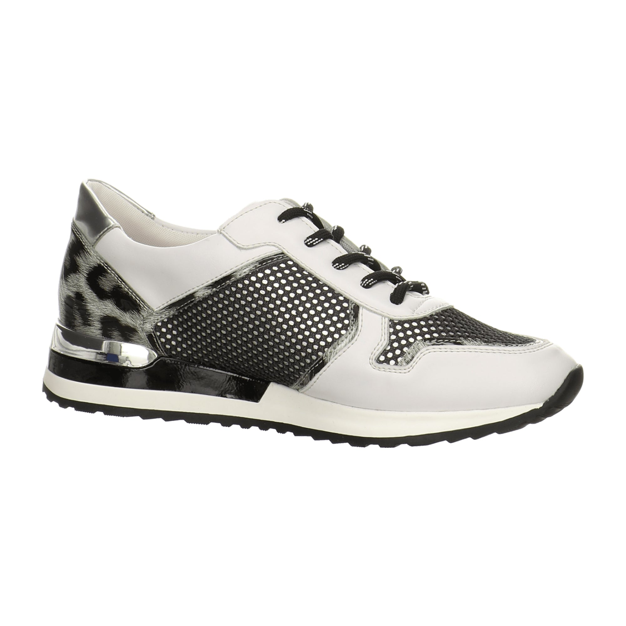 Remonte Comfort Women's White Lace-Up Shoes Extra Wide Orthopedic Friendly