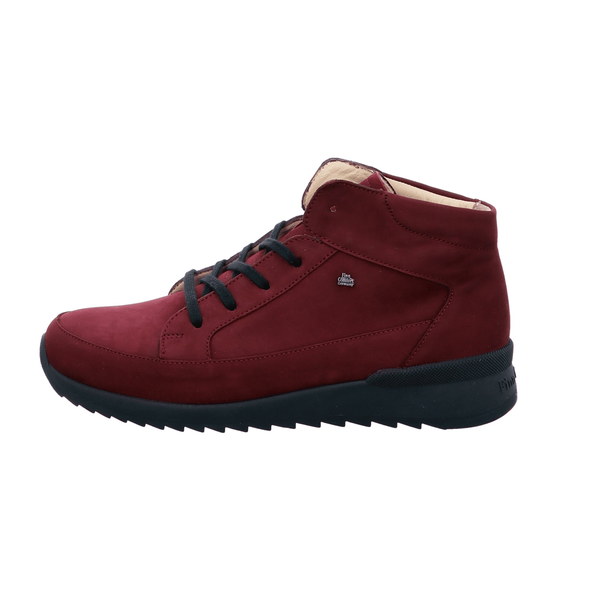 Finn Comfort Burley Redwine Women's Comfort Shoes - Stylish Red