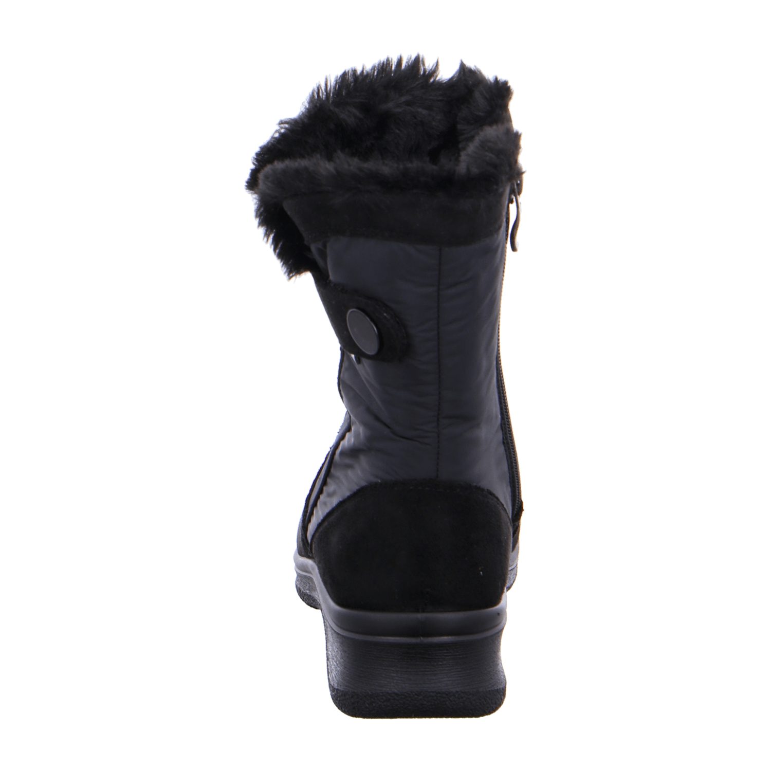 ARA Women's Snow Boots in Black with Zipper, Textile Upper with Gore-Tex Warm Lining and Polyurethane Sole - Bartel-Shop