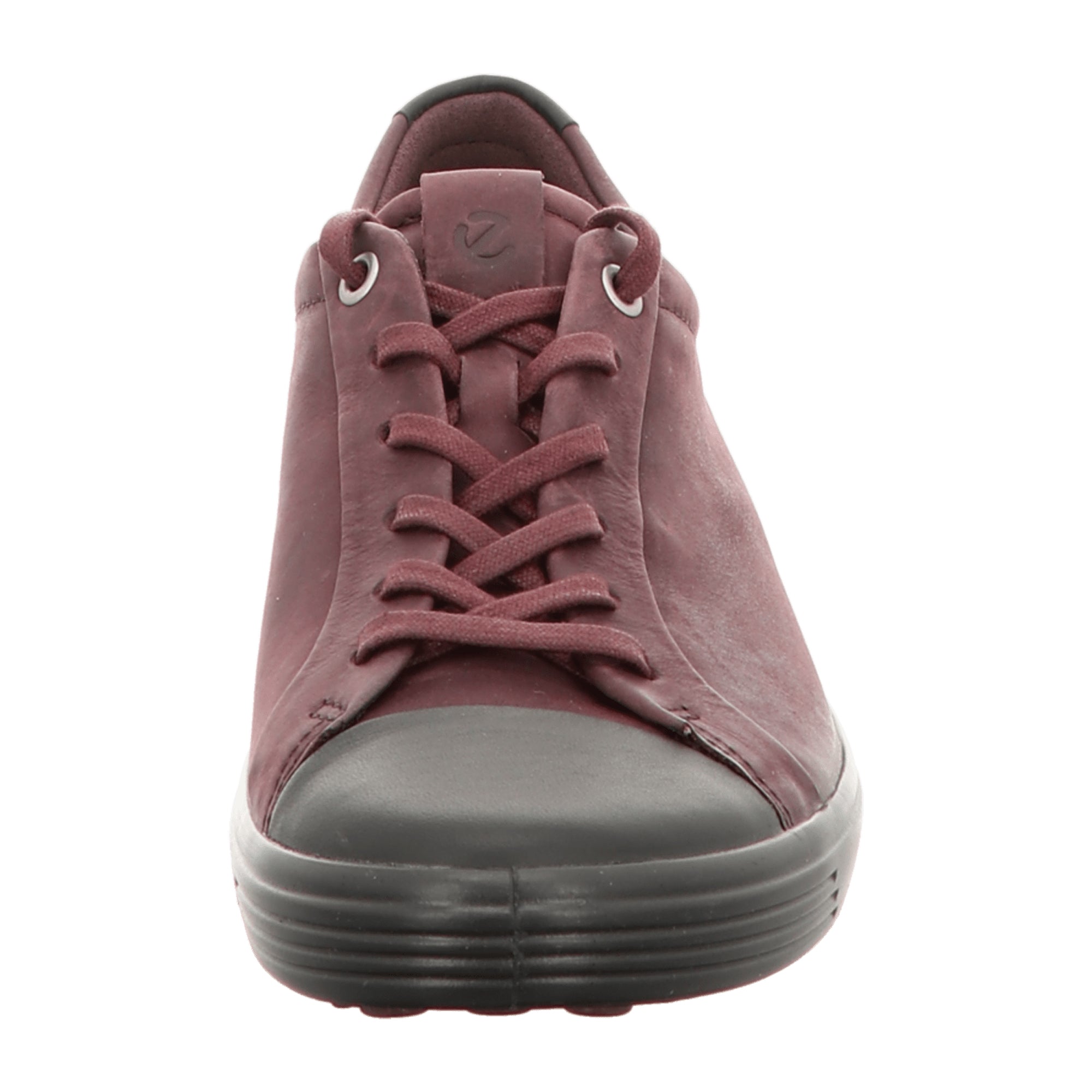 Ecco Women's Red Leather Shoes—Stylish & Durable