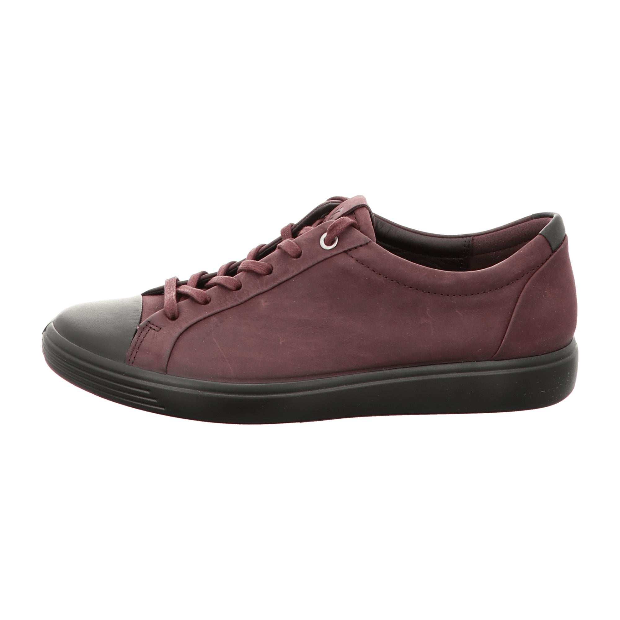 Ecco Women's Red Leather Shoes—Stylish & Durable