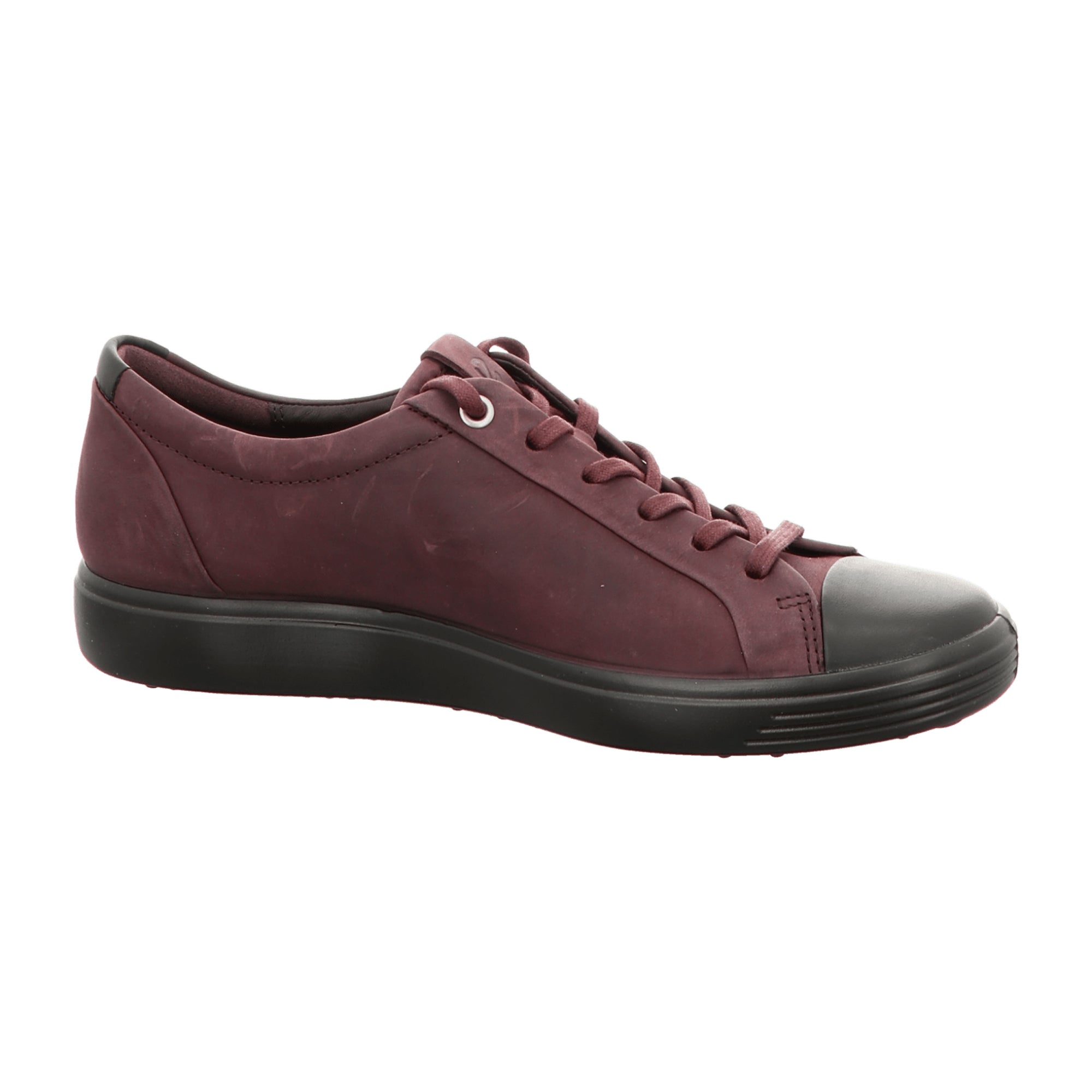 Ecco Women's Red Leather Shoes—Stylish & Durable