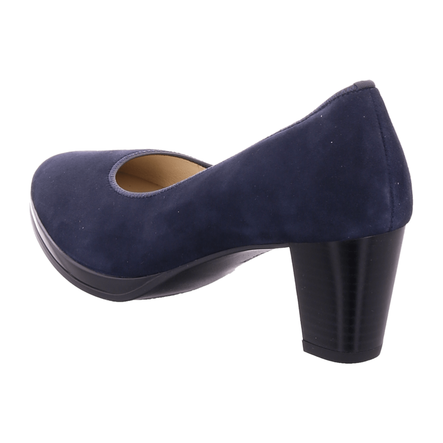 ARA ORLY Women's Pumps in Blue Smooth Leather with a Slim Toe and Cold-Lined Interior - Bartel-Shop