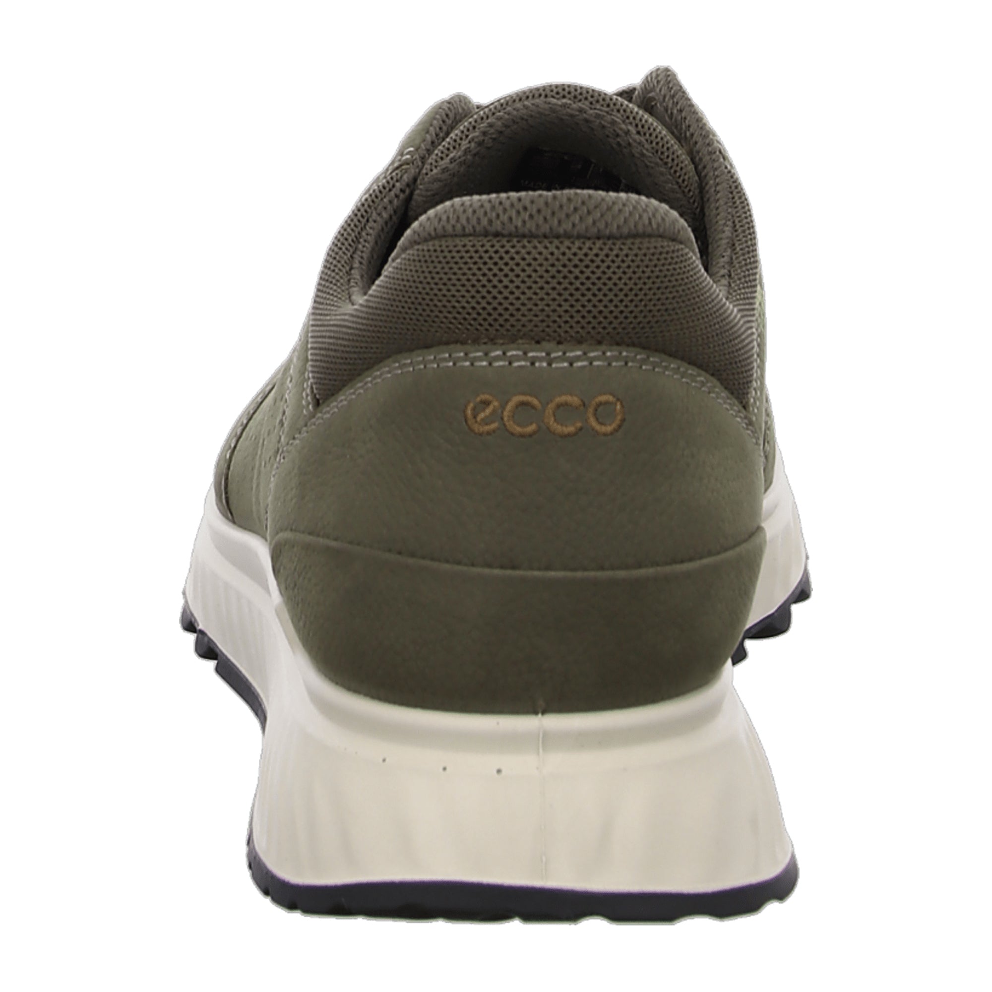 Ecco Exostride M Men's Casual Lace-up Shoes in Stylish Gray Nubuck Leather