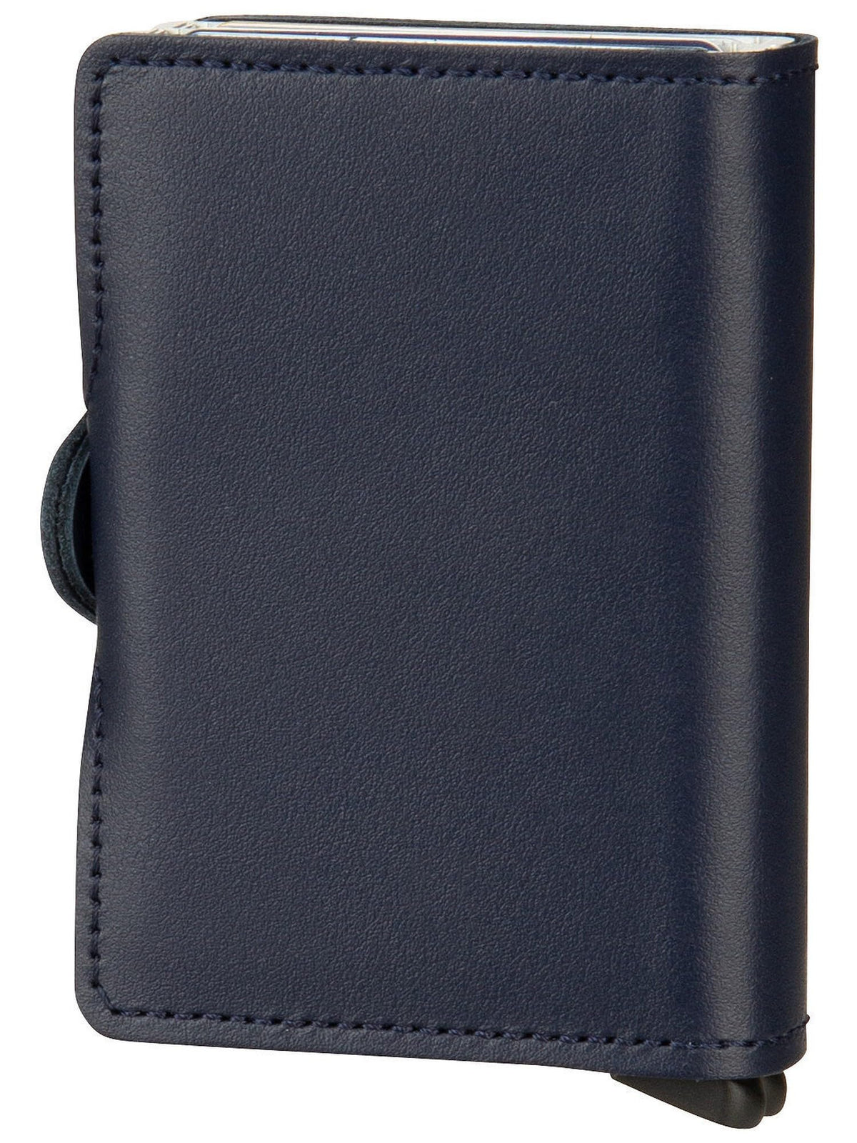 Secrid Twin Wallet Navy Leather - Casual Card Holder for Women