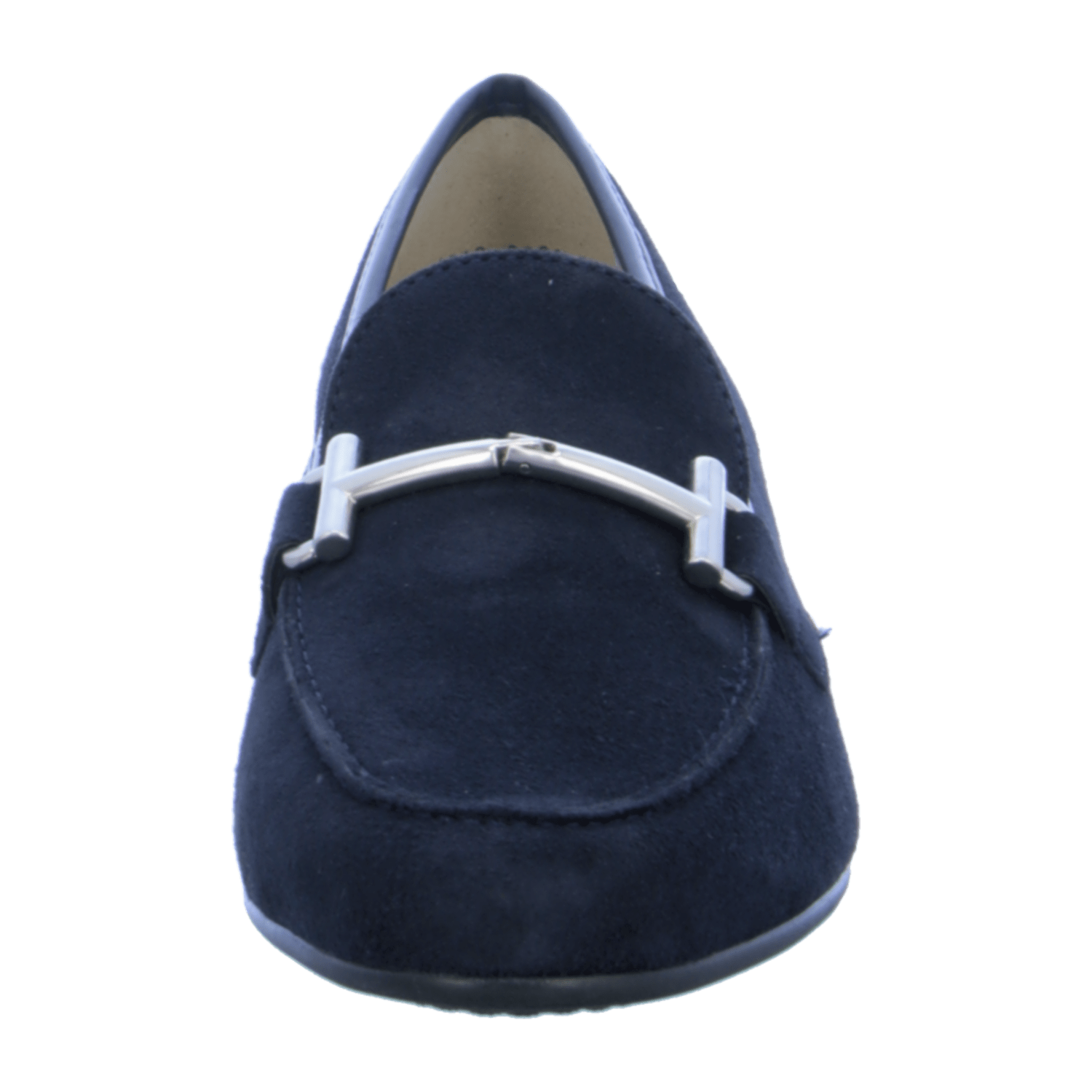 ARA KENT Women's Blue Suede Slippers with Round Toe and Leather Lining - Bartel-Shop