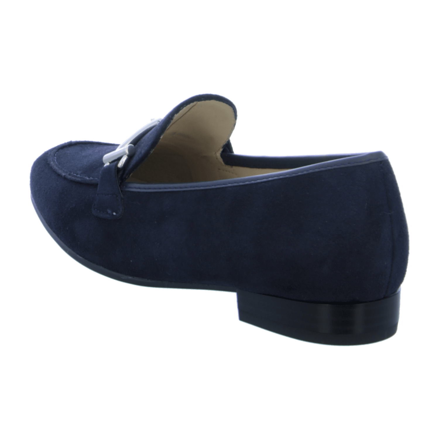 ARA KENT Women's Blue Suede Slippers with Round Toe and Leather Lining - Bartel-Shop