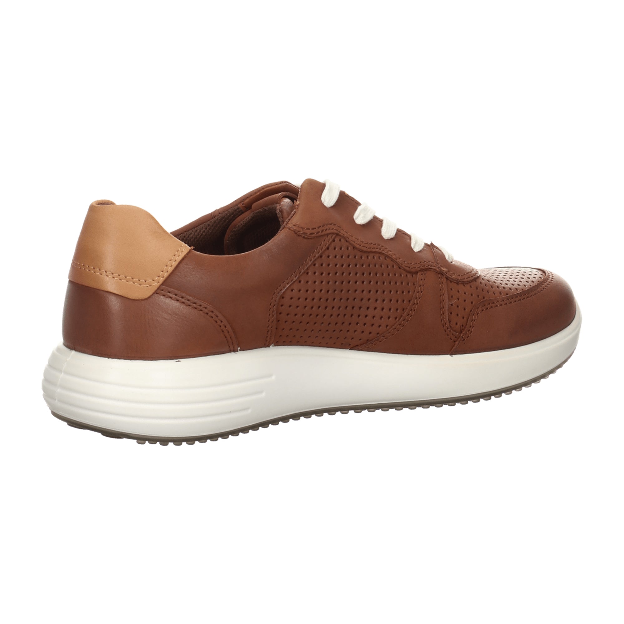 Ecco Men's Brown Leather Shoes - Durable & Stylish Casual Footwear