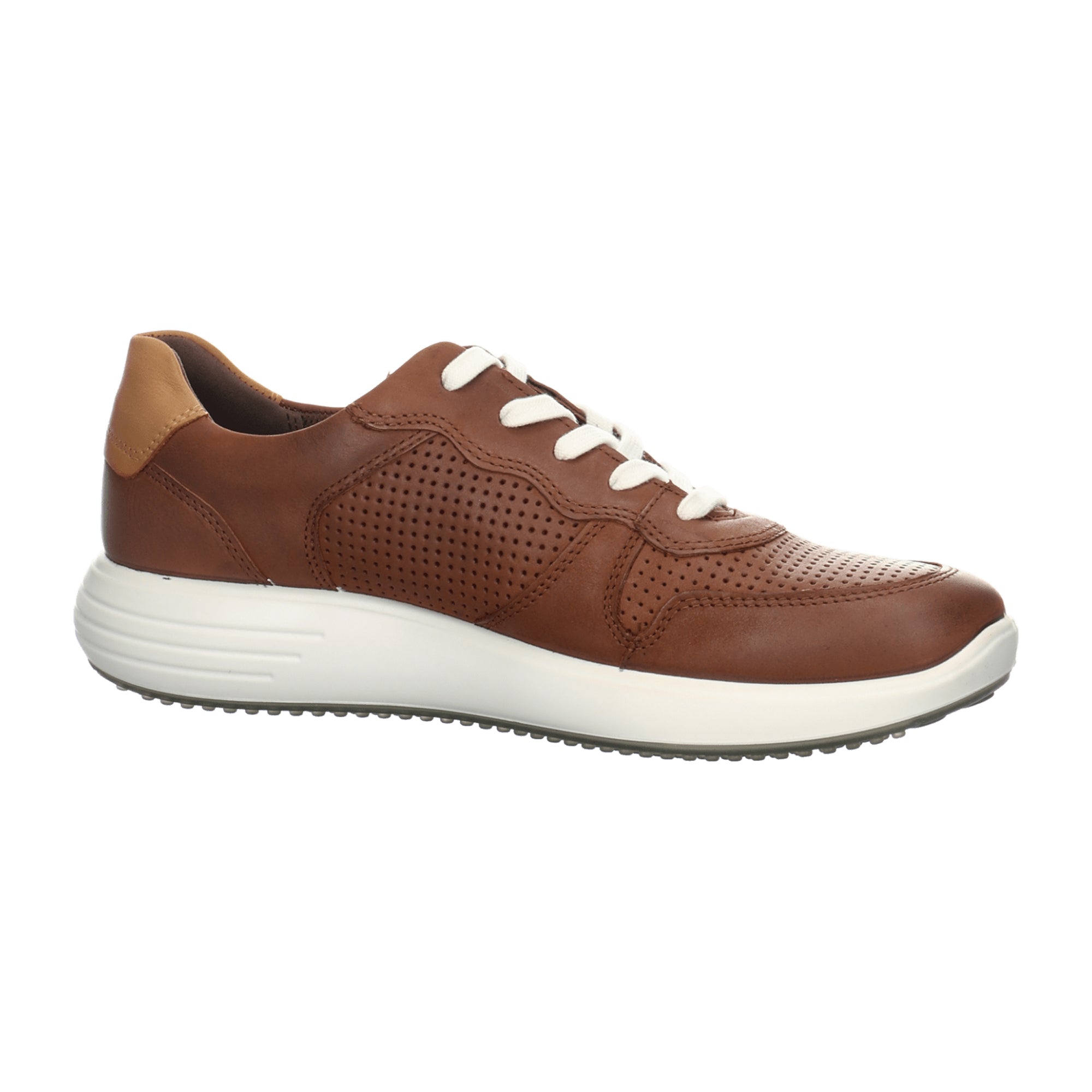 Ecco Men's Brown Leather Shoes - Durable & Stylish Casual Footwear