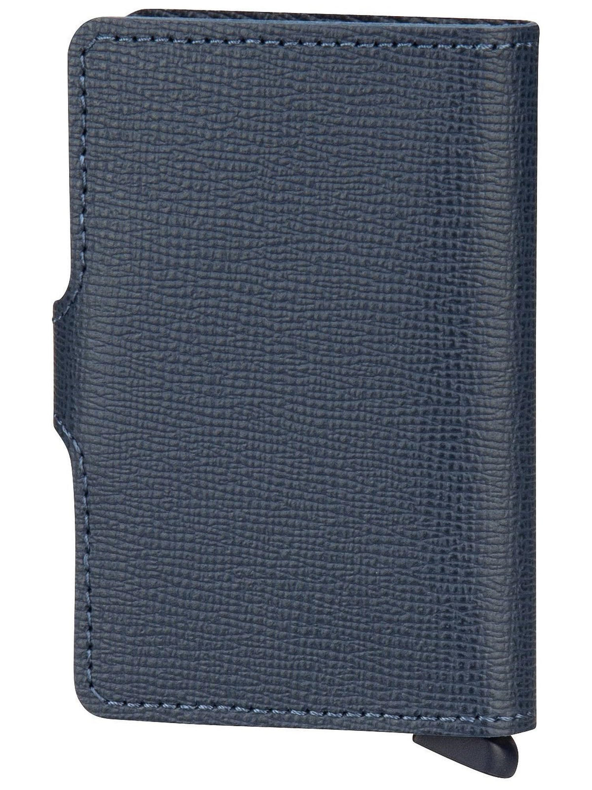Secrid Miniwallet Crisple Navy - Slim Leather Credit Card Holder RFID