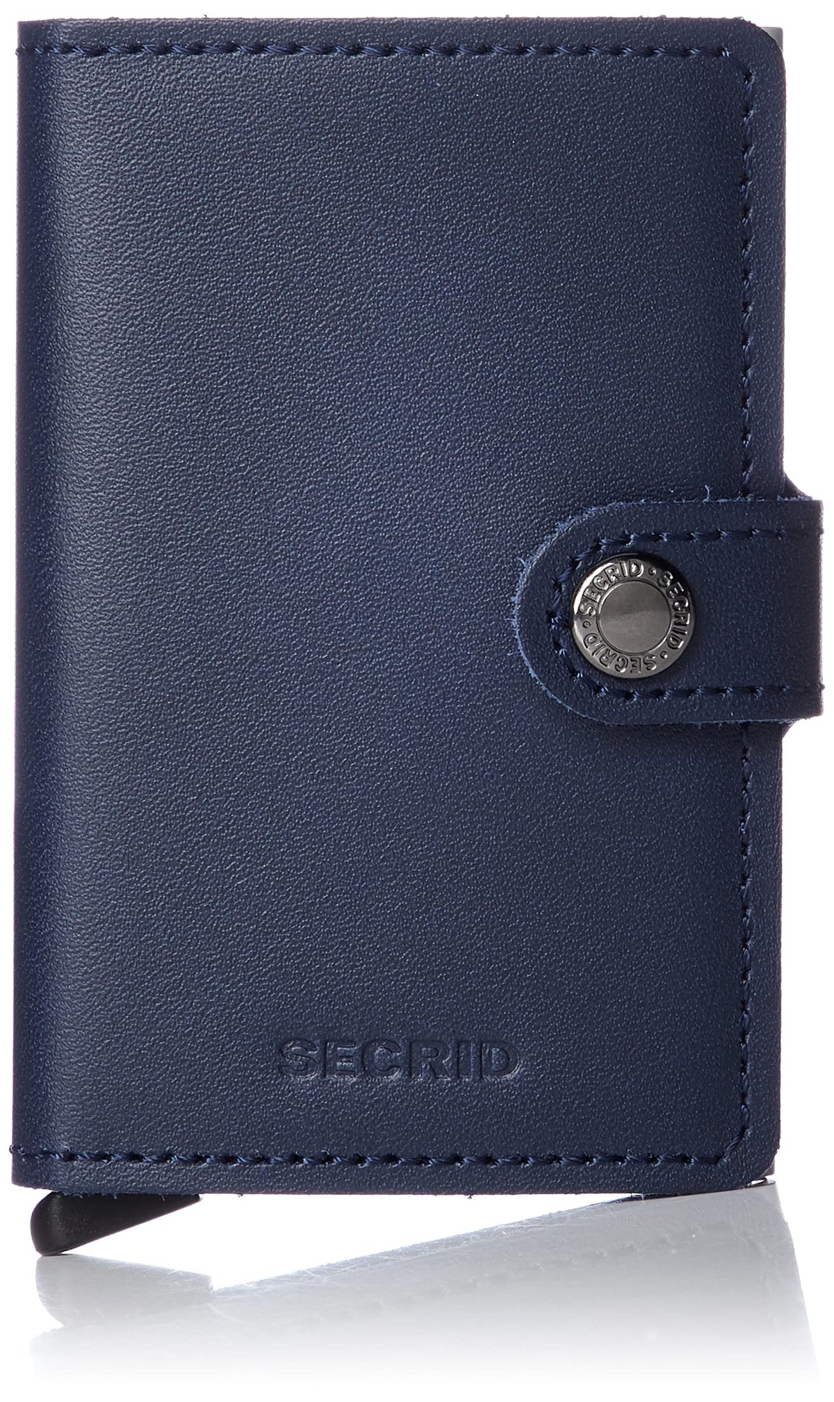 Secrid Miniwallet Original Navy Aluminum Card Holder - Compact RFID Wallet