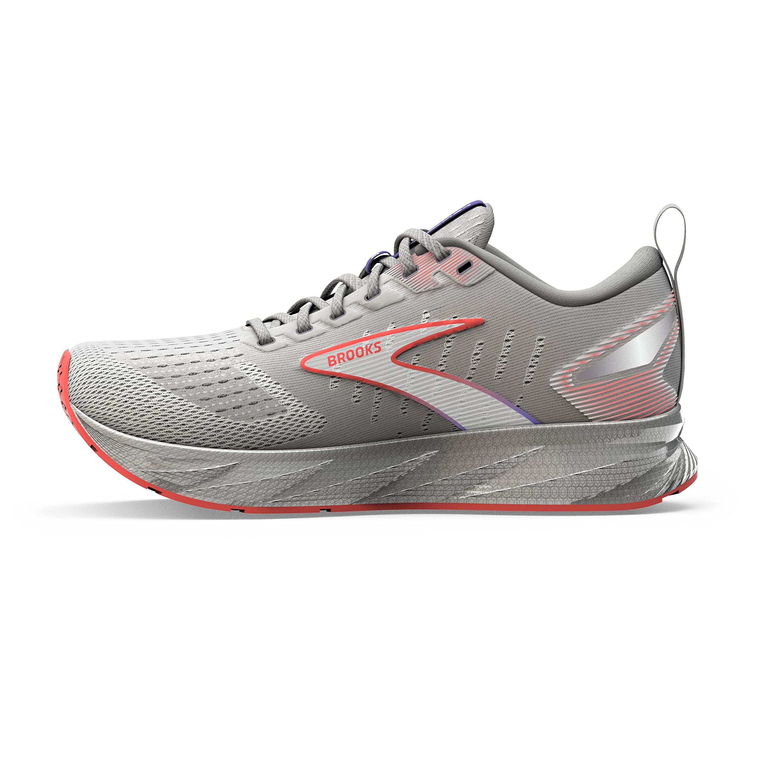 Brooks Levitate 6 Men's Road Running Shoes Dawn Blue Cayenne Purple Cotton