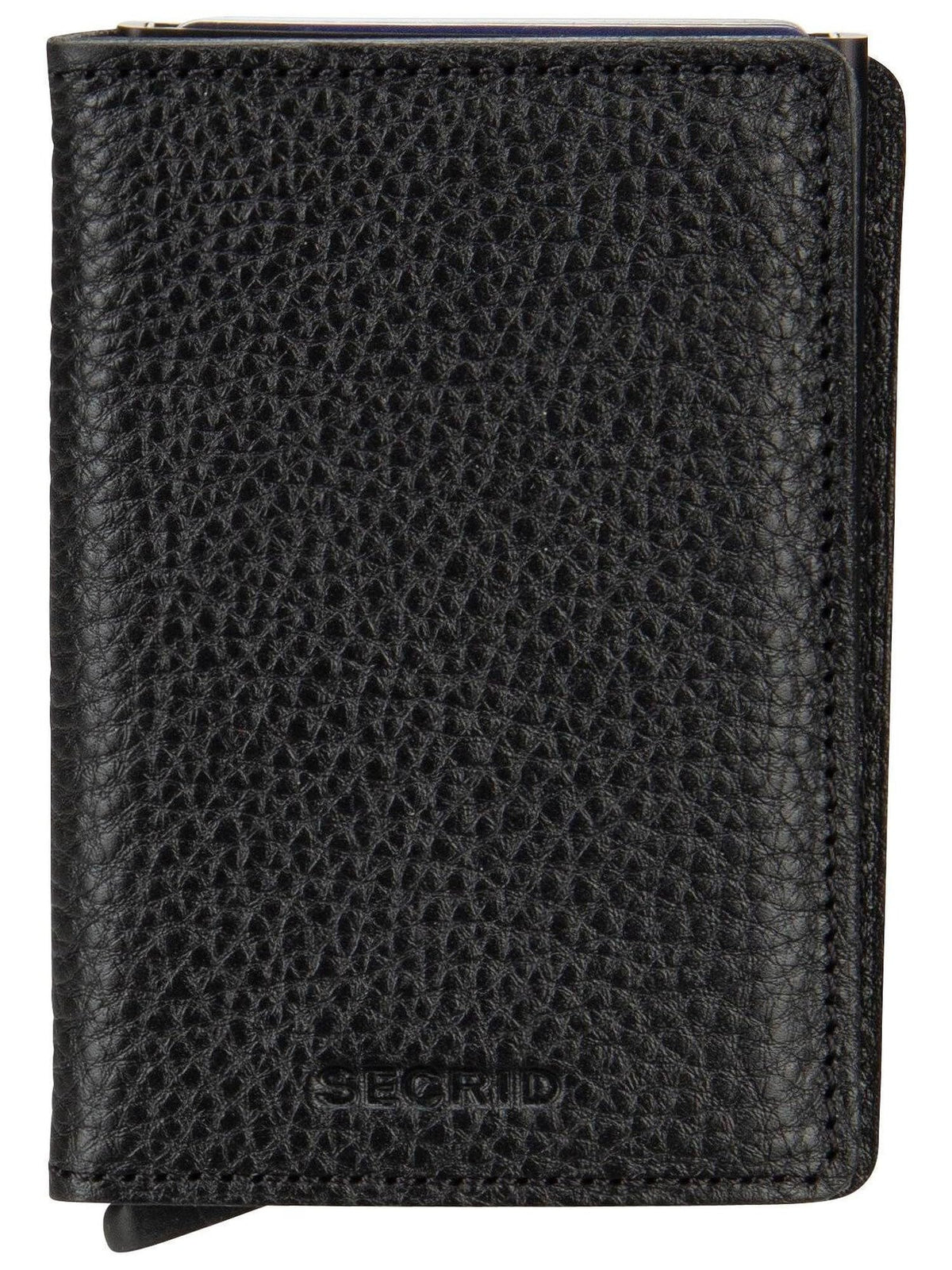 Secrid Slimwallet Black-Black Wallet - Slim Polyester with Leather Lining