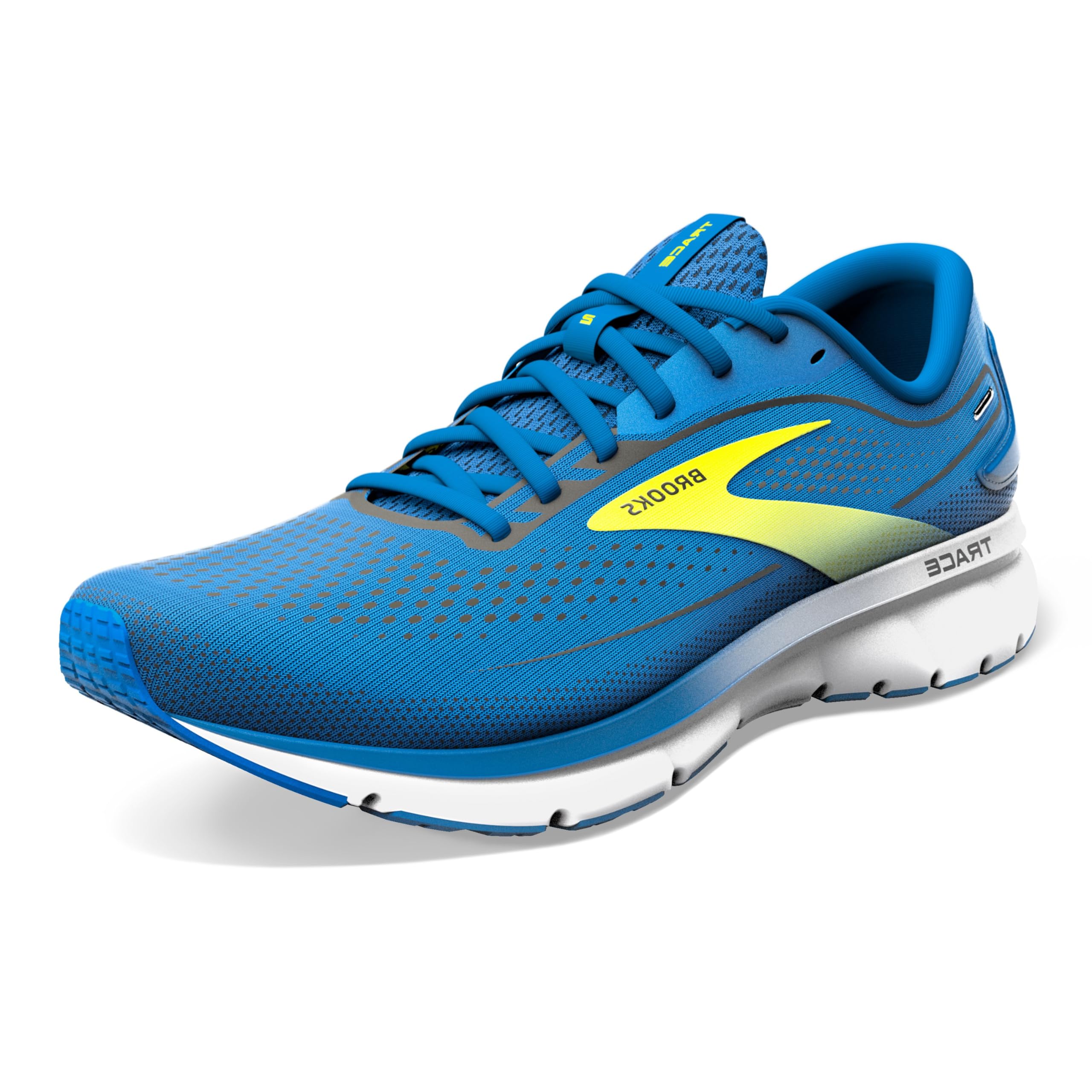 Brooks Trace 2 Men Running Shoes Blue Nightlife White Breathable Cotton