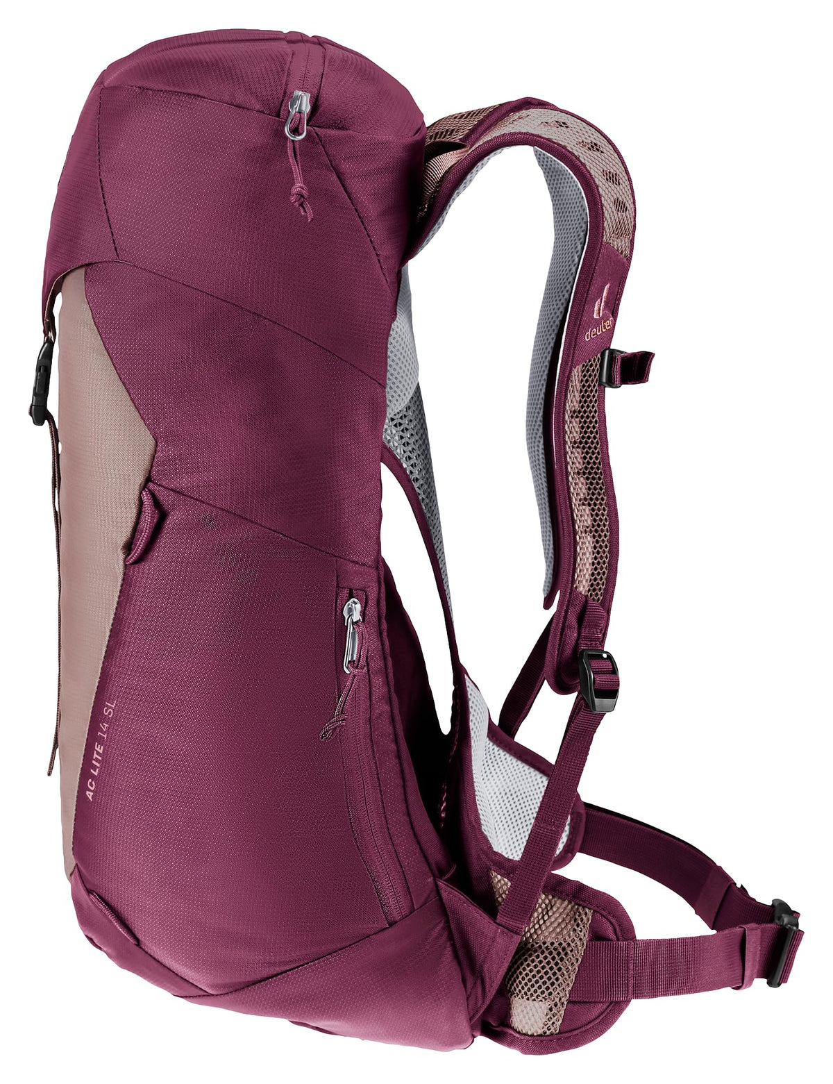 Deuter AC Lite 14 SL Women's Hiking Backpack Ashrose-Cassis Nylon