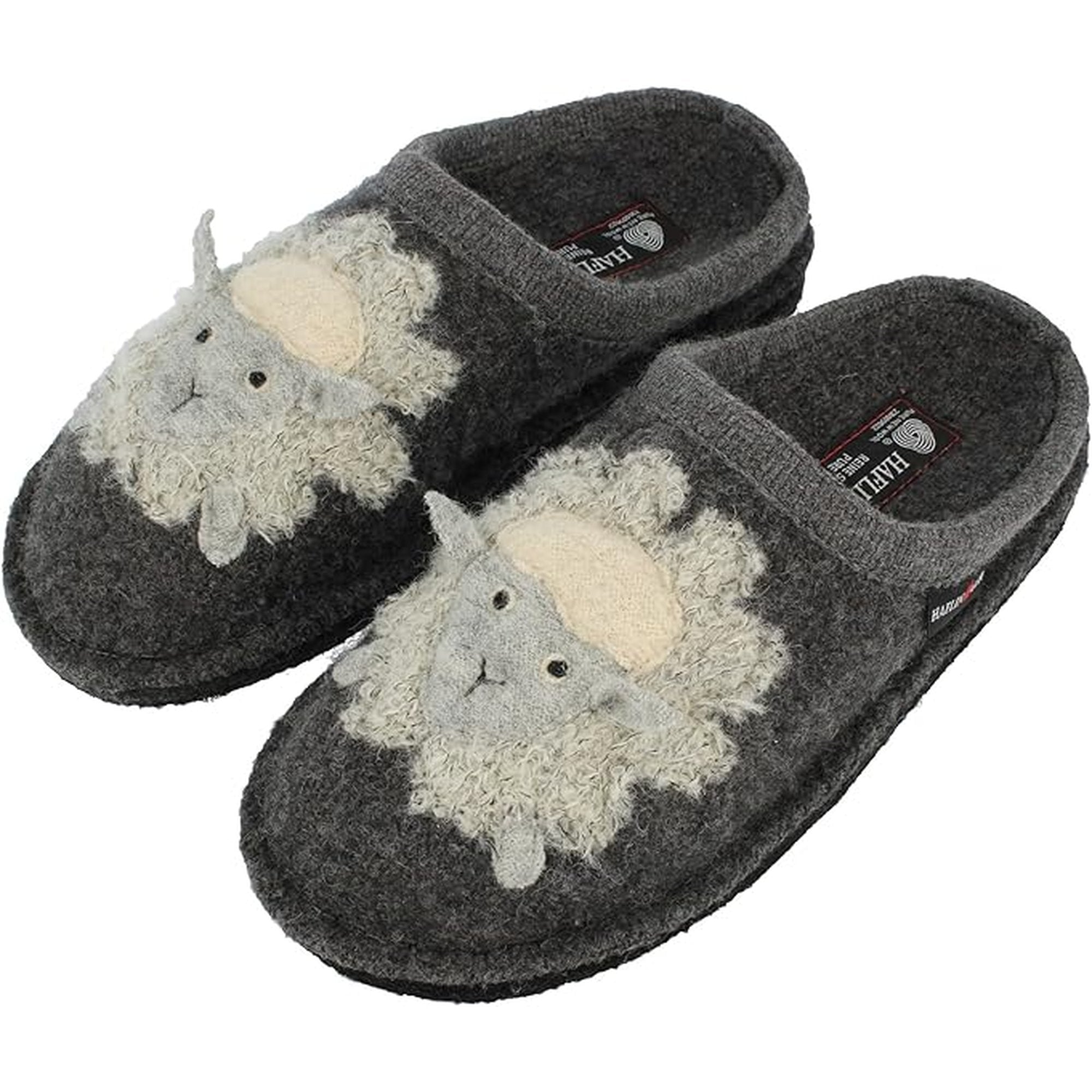 Haflinger Flair Lamby Lamb Animals Clogs Mules Slippers Wool Felt House Shoes Indoor Outdoor