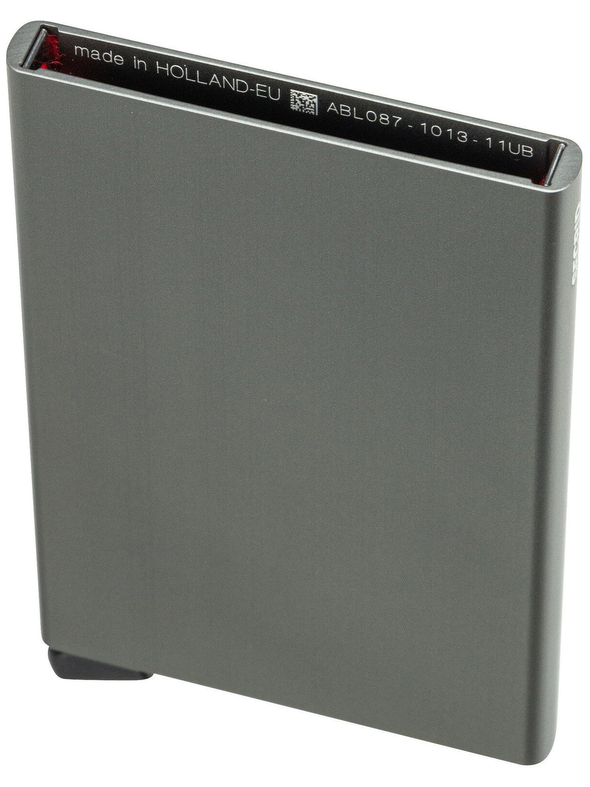 Secrid Cardprotector RFID Card Holder - Earth Grey Aluminum for Men & Women