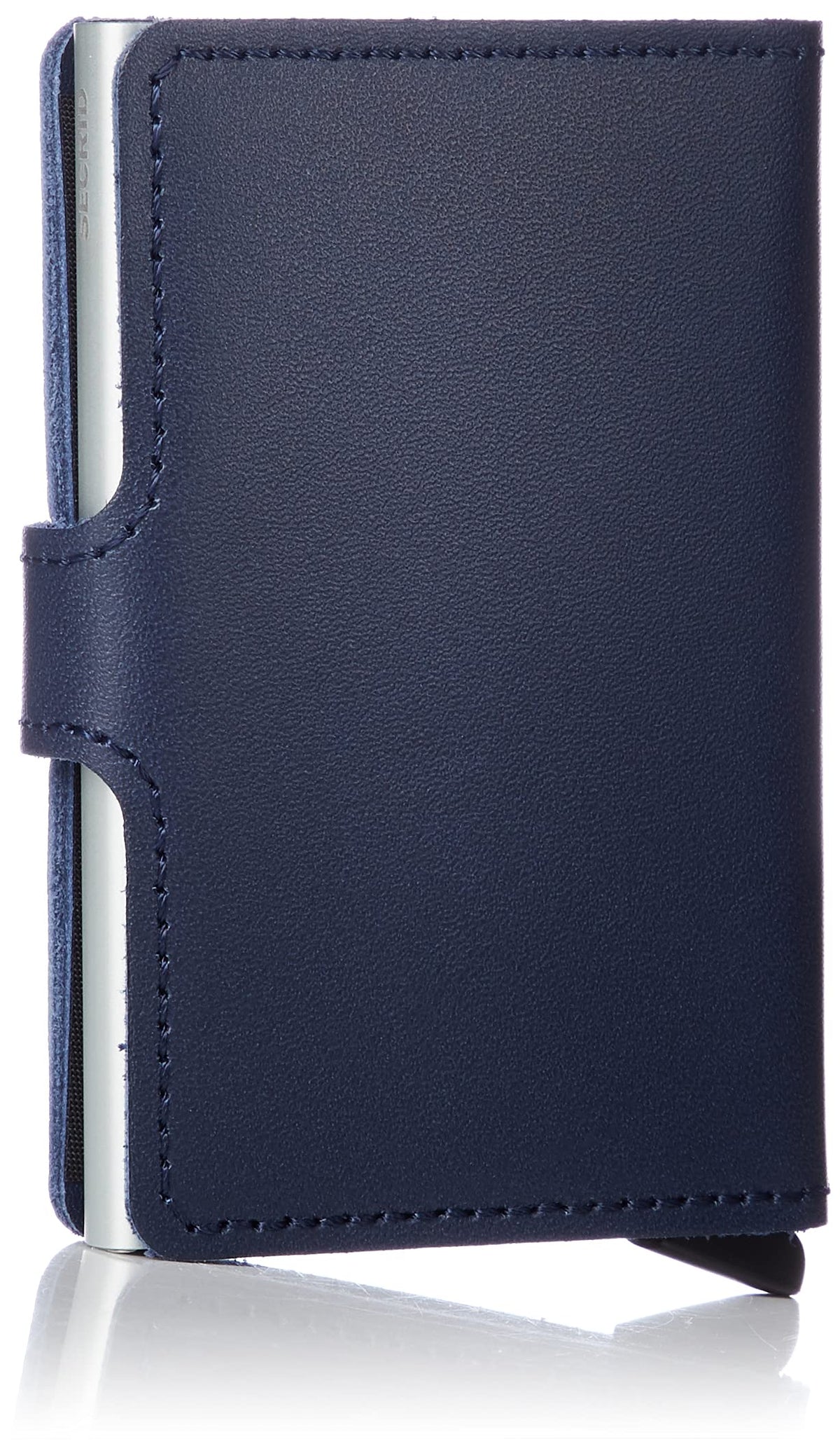 Secrid Miniwallet Original Navy Aluminum Card Holder - Compact RFID Wallet