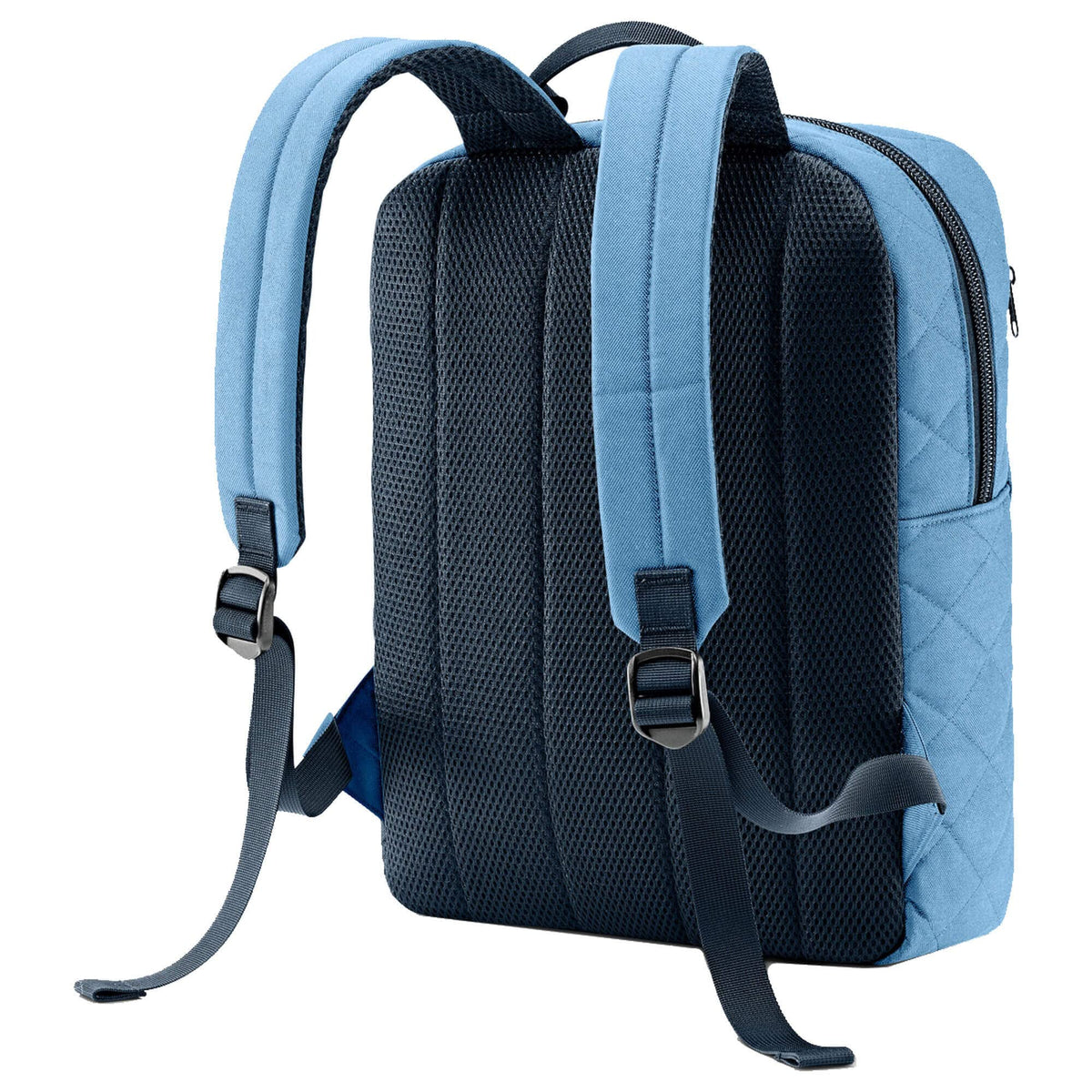 reisenthel Classic Backpack M Rhombus Blue - Waterproof Daypack with Padded Straps