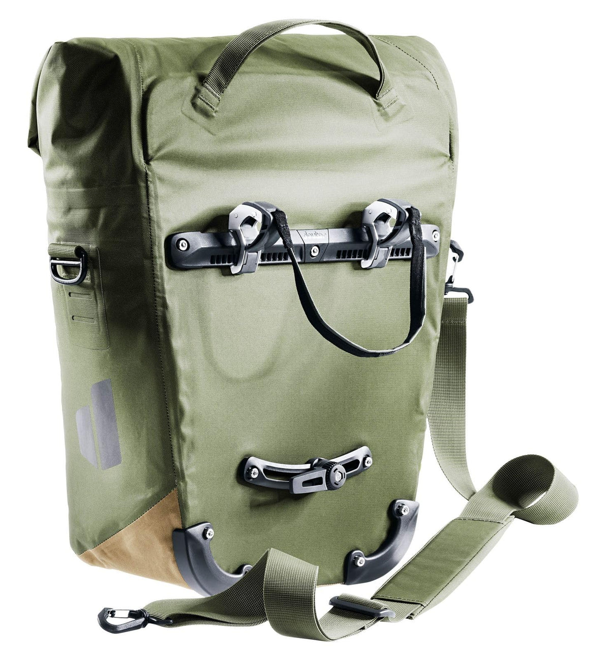 deuter Mainhatten 17 + 10L Waterproof Bike Pannier Khaki-clay Nylon