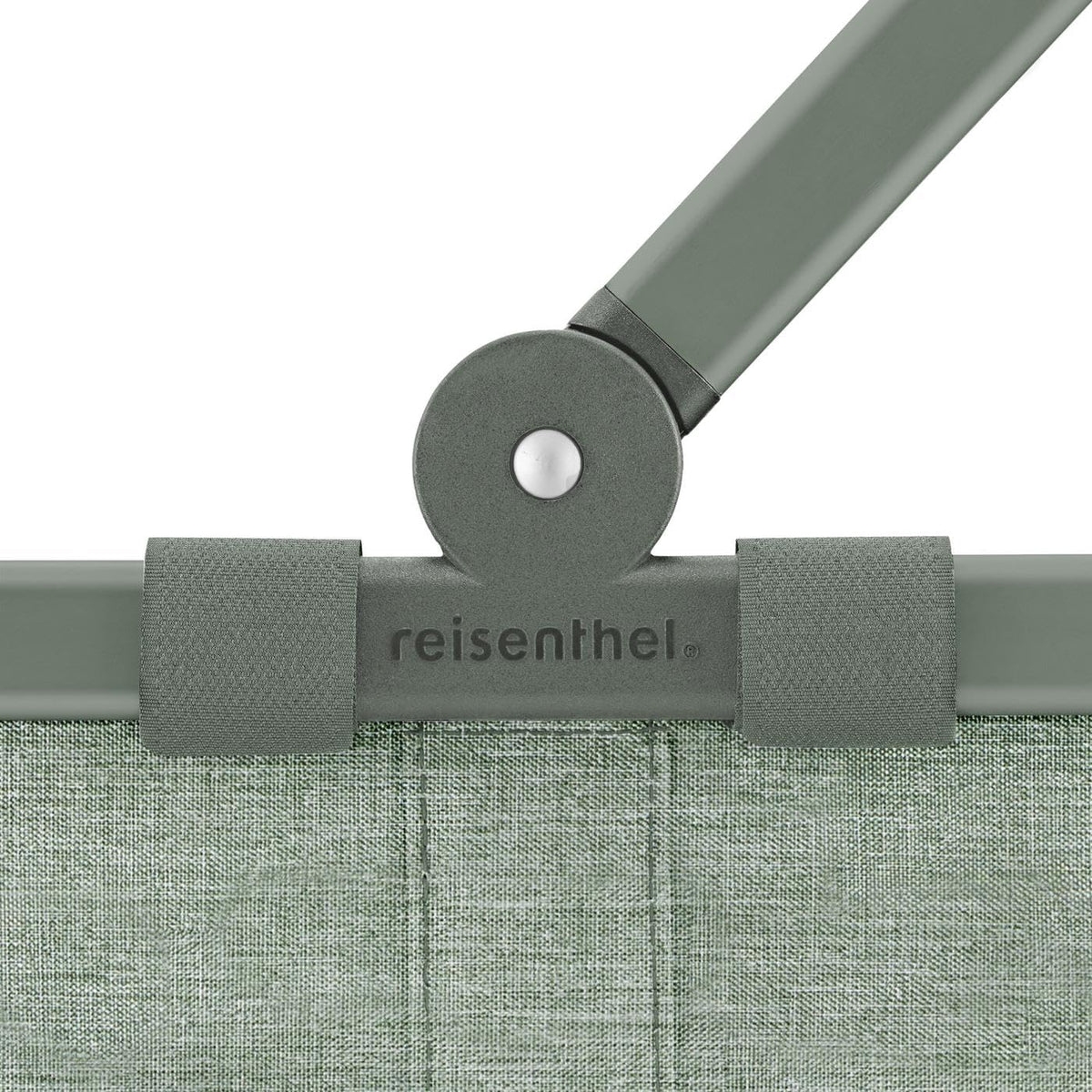 reisenthel Carrybag Shopping Basket 22L Polyester Frame Twist Sage