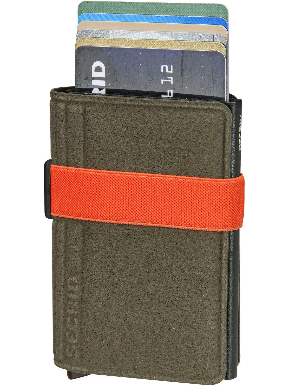 Secrid Liba Green-Orange Credit Card Holder Wallet - RFID Safe LIBA Smart