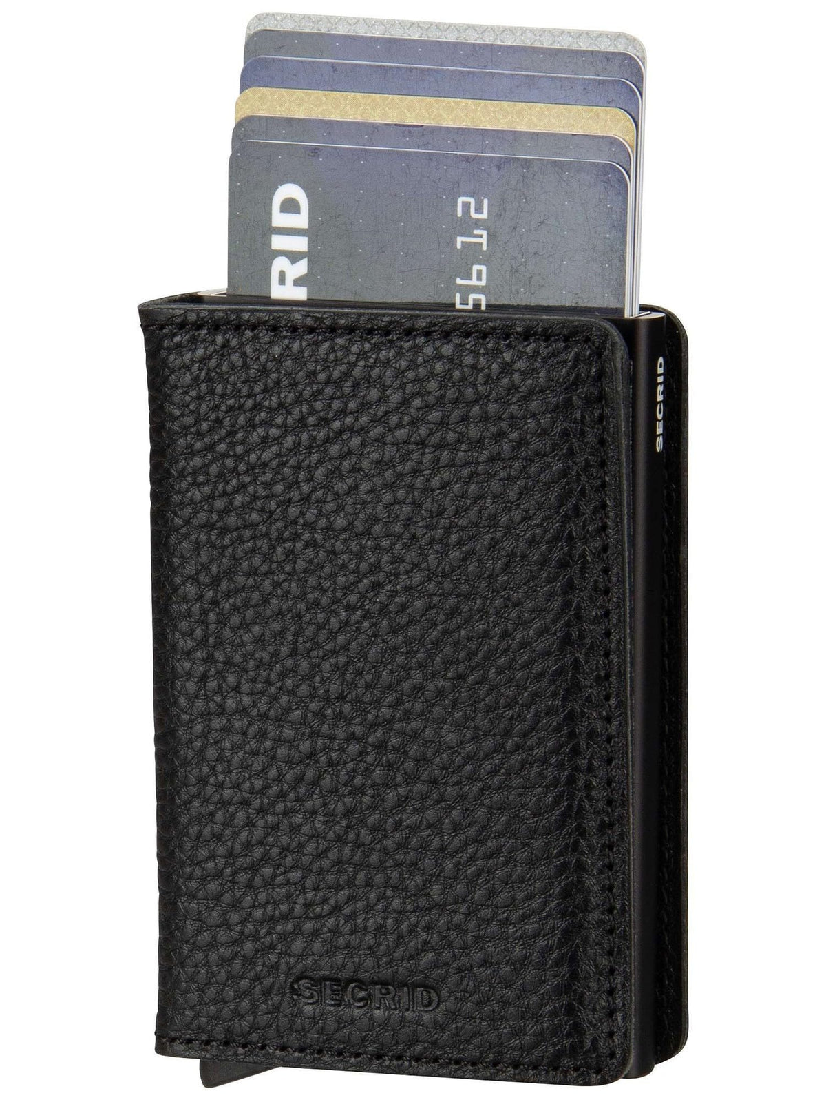 Secrid Slimwallet Black-Black Wallet - Slim Polyester with Leather Lining