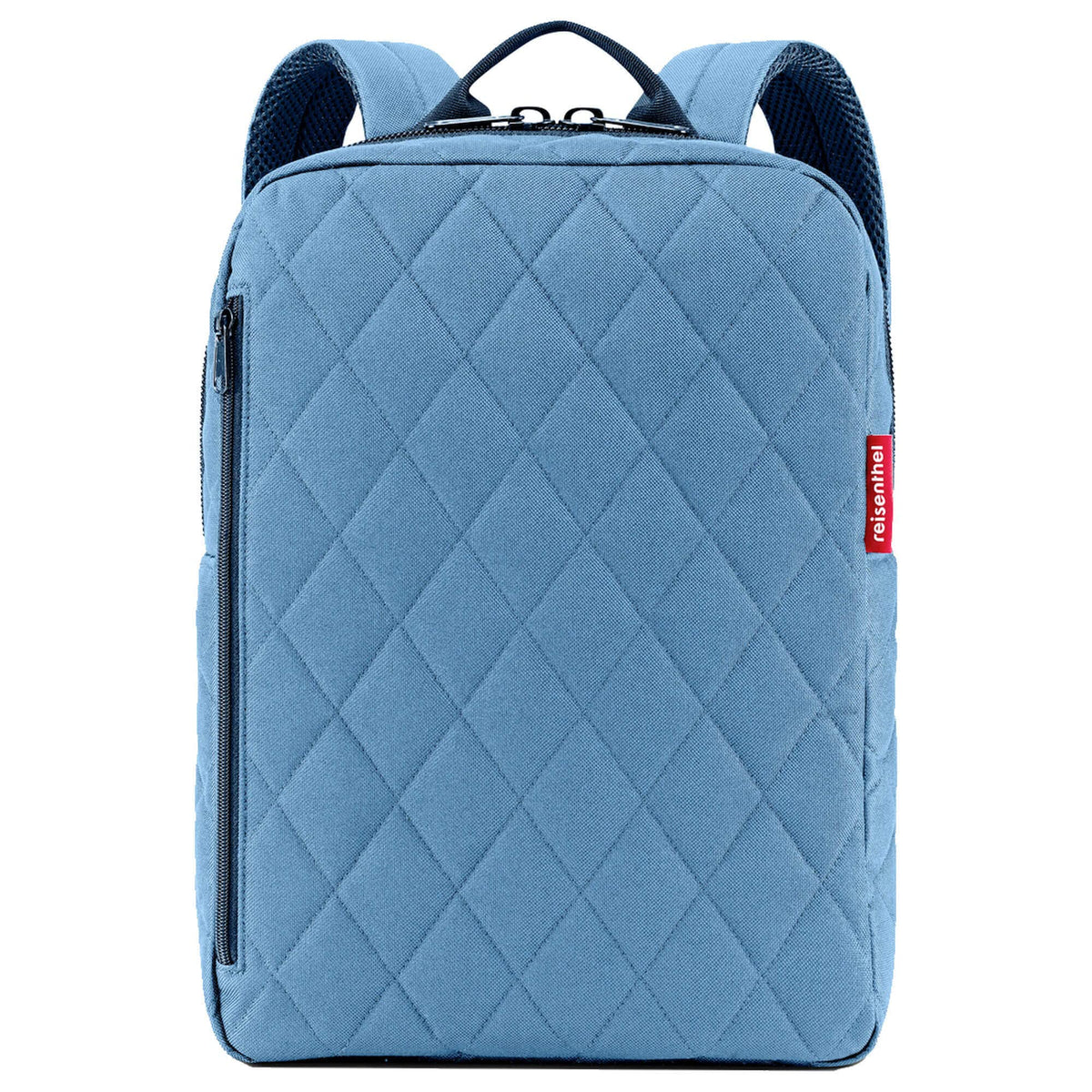 reisenthel Classic Backpack M Rhombus Blue - Waterproof Daypack with Padded Straps