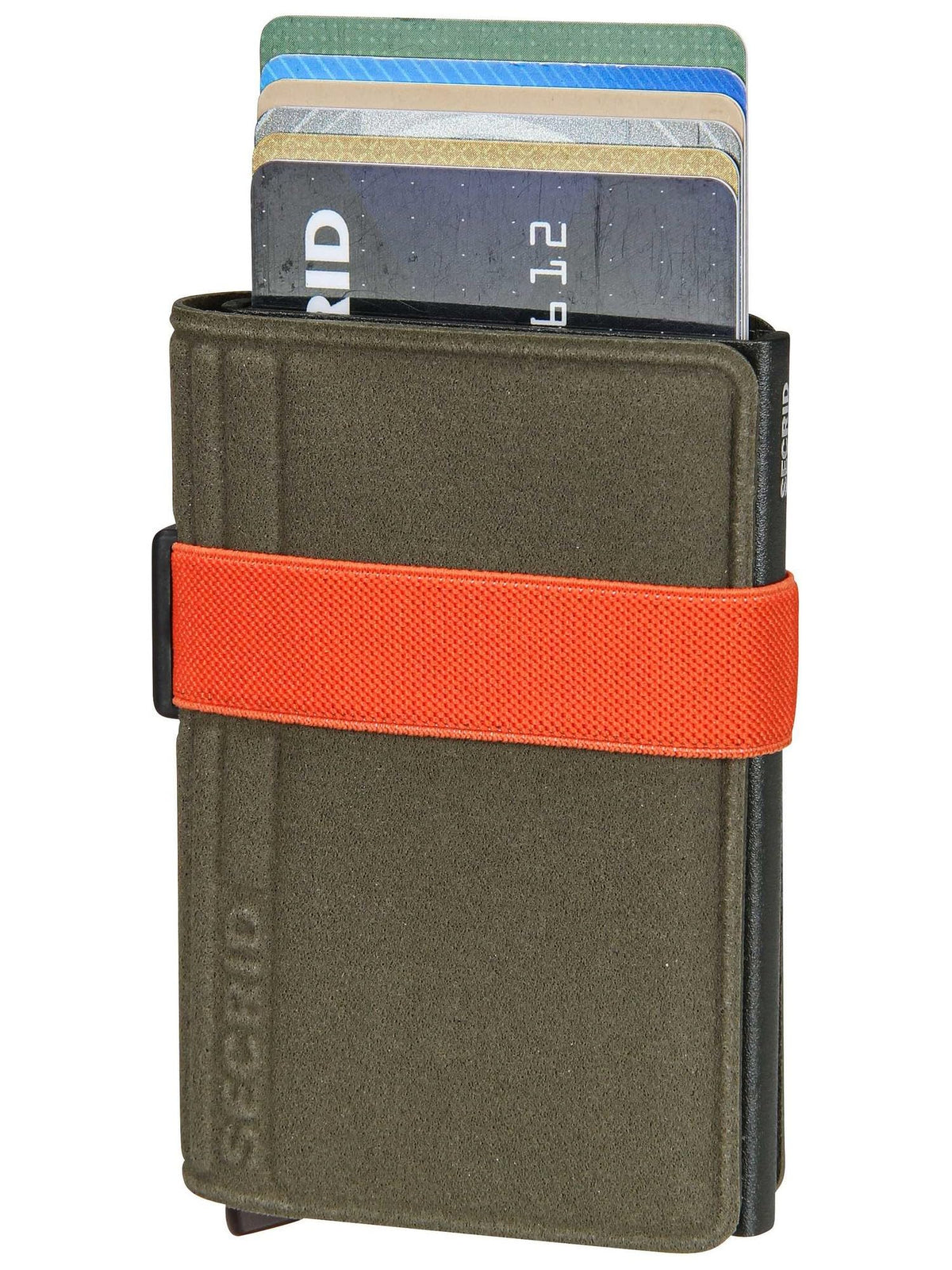 Secrid Liba Green-Orange Credit Card Holder Wallet - RFID Safe LIBA Smart