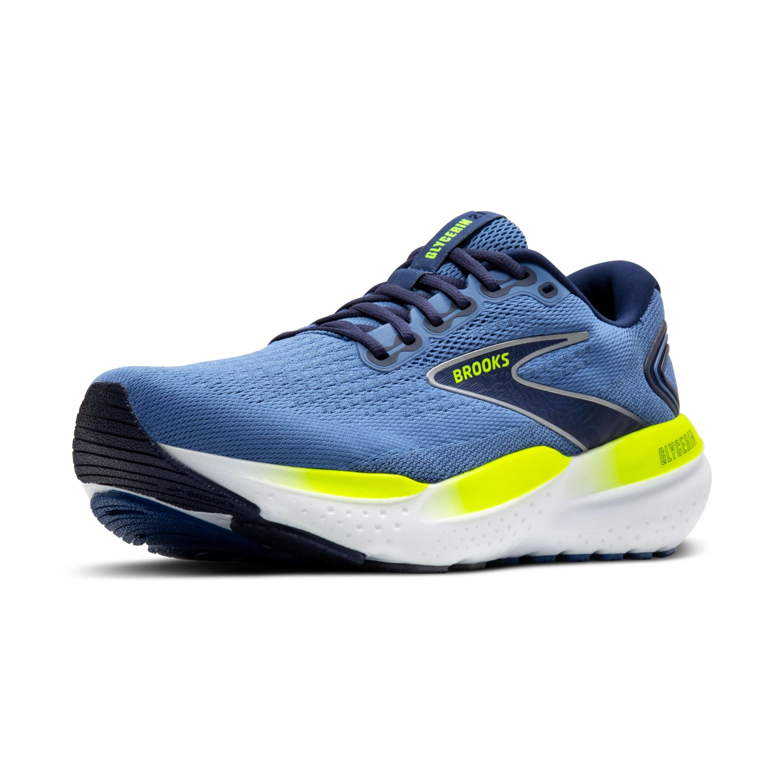 Brooks Men's Glycerin 21 Neutral Cushioning Running Shoes - Blue/Peacoat/Nightlife