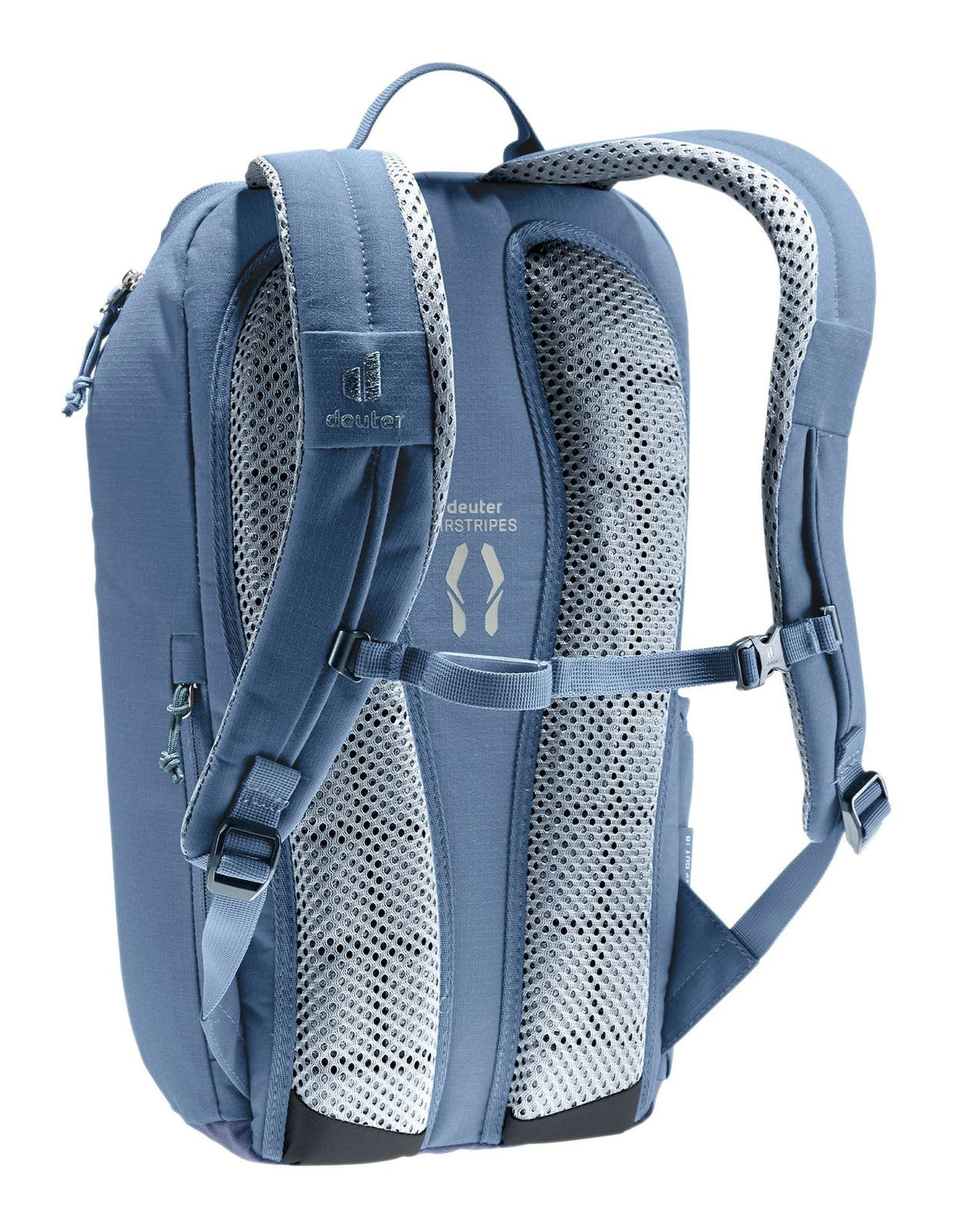 deuter Stepout 16 Daypack - Marine-Ink Recycled Polyester Backpack with Rain Cover