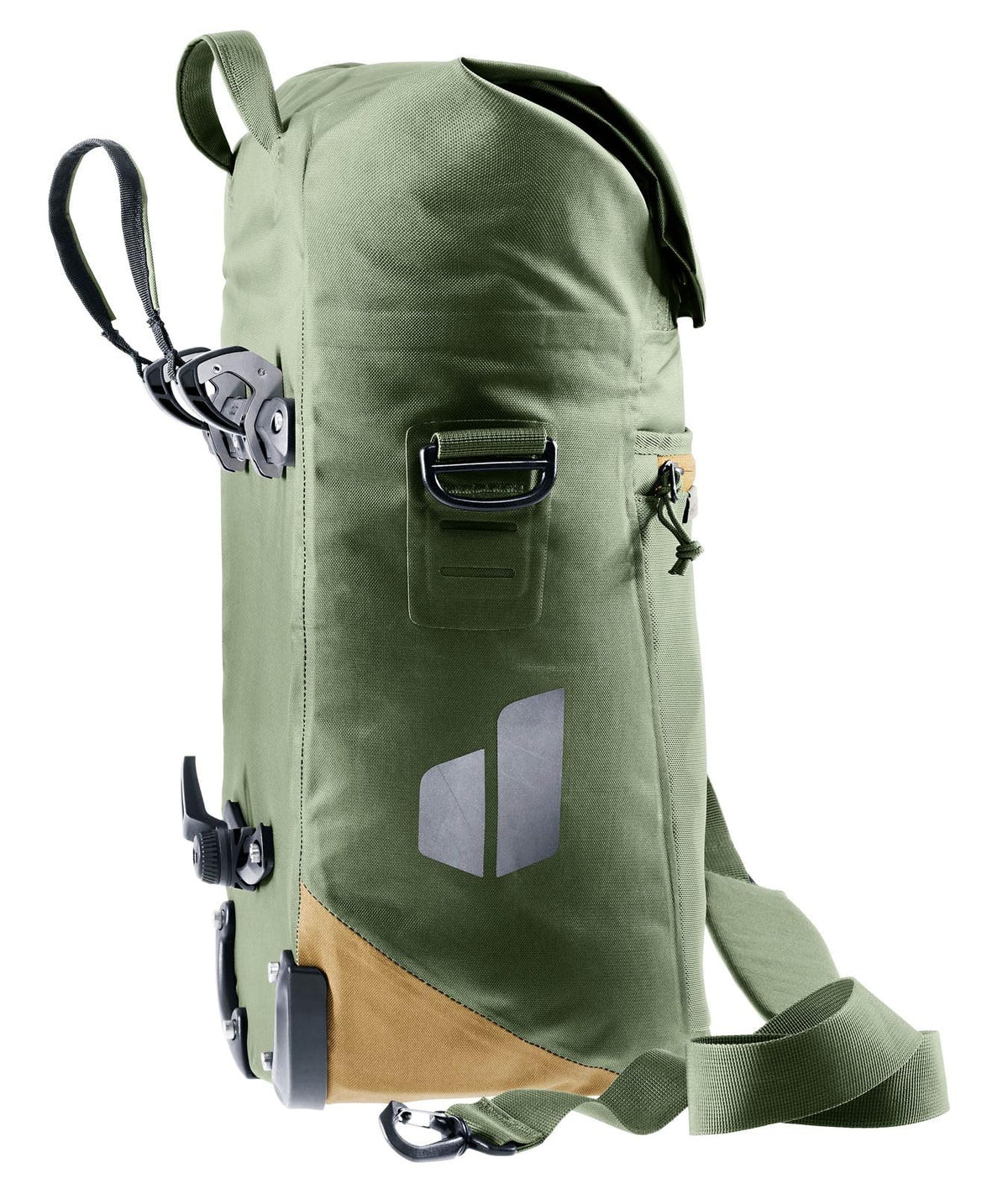 deuter Mainhatten 17 + 10L Waterproof Bike Pannier Khaki-clay Nylon