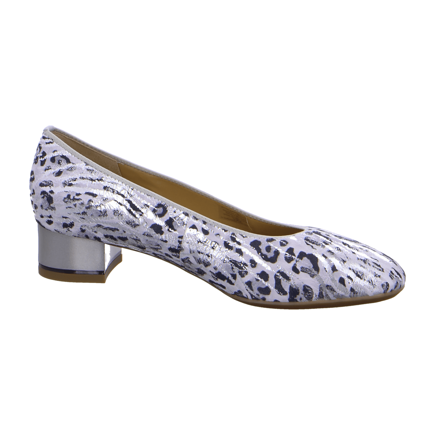 ARA GRAZ Women's Gray Suede Pumps with Closed Toe and Leather Lining