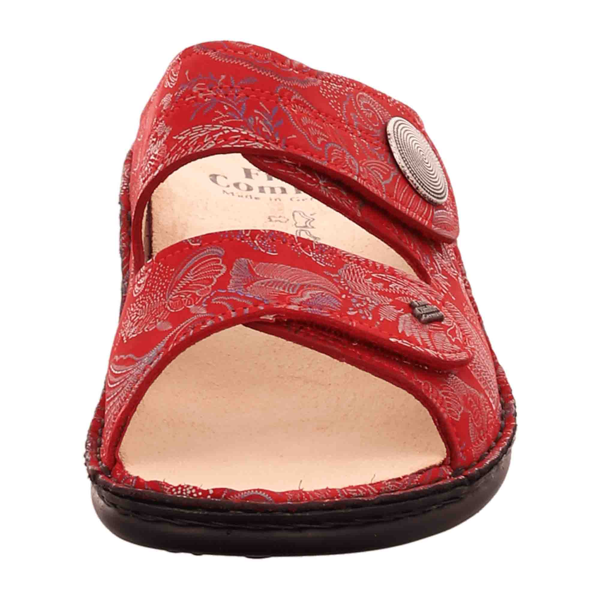 Finn Comfort Sansibar Women's Red Sandals - Stylish & Comfortable