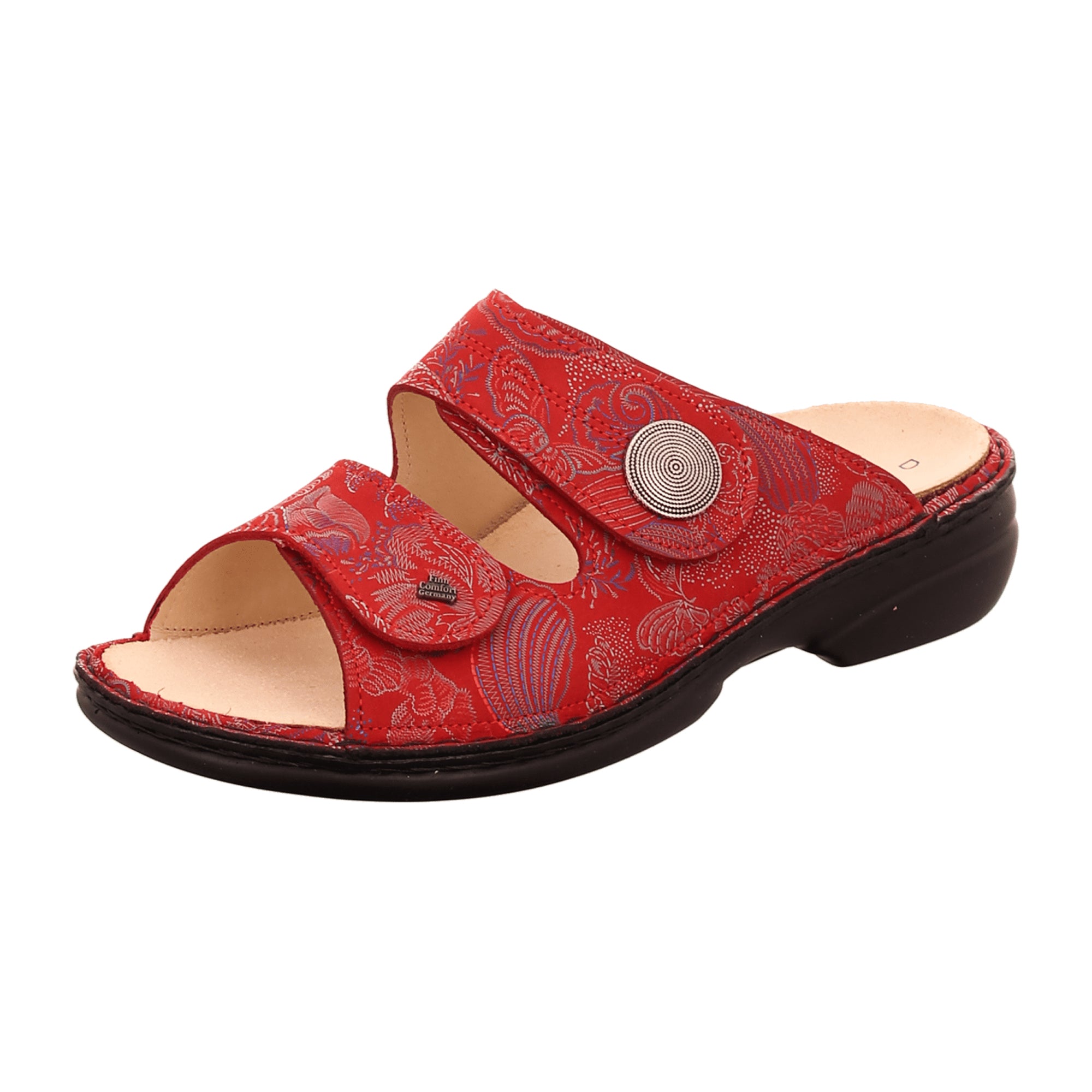Finn Comfort Sansibar Women's Red Sandals - Stylish & Comfortable