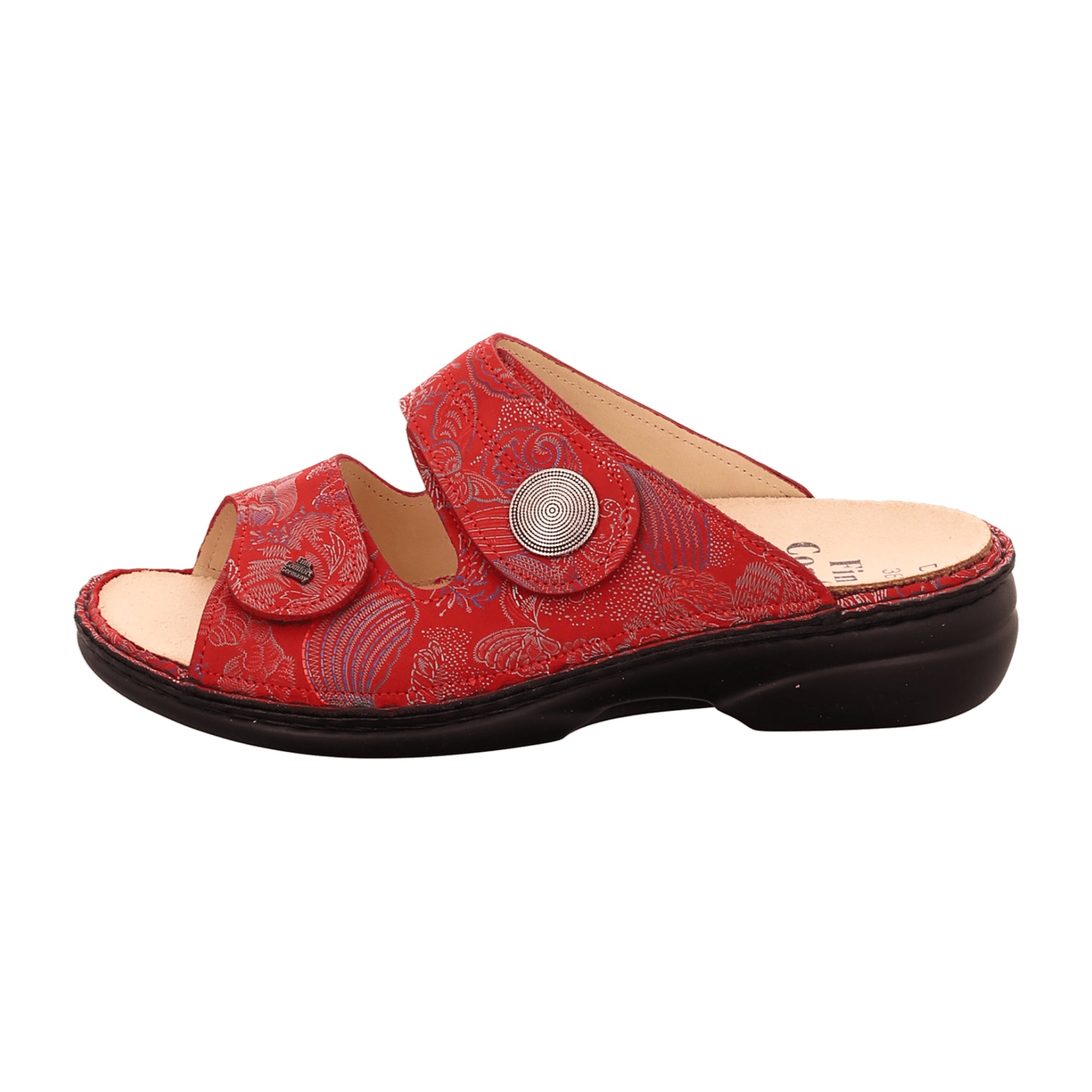 Finn Comfort Sansibar Women's Red Sandals - Stylish & Comfortable