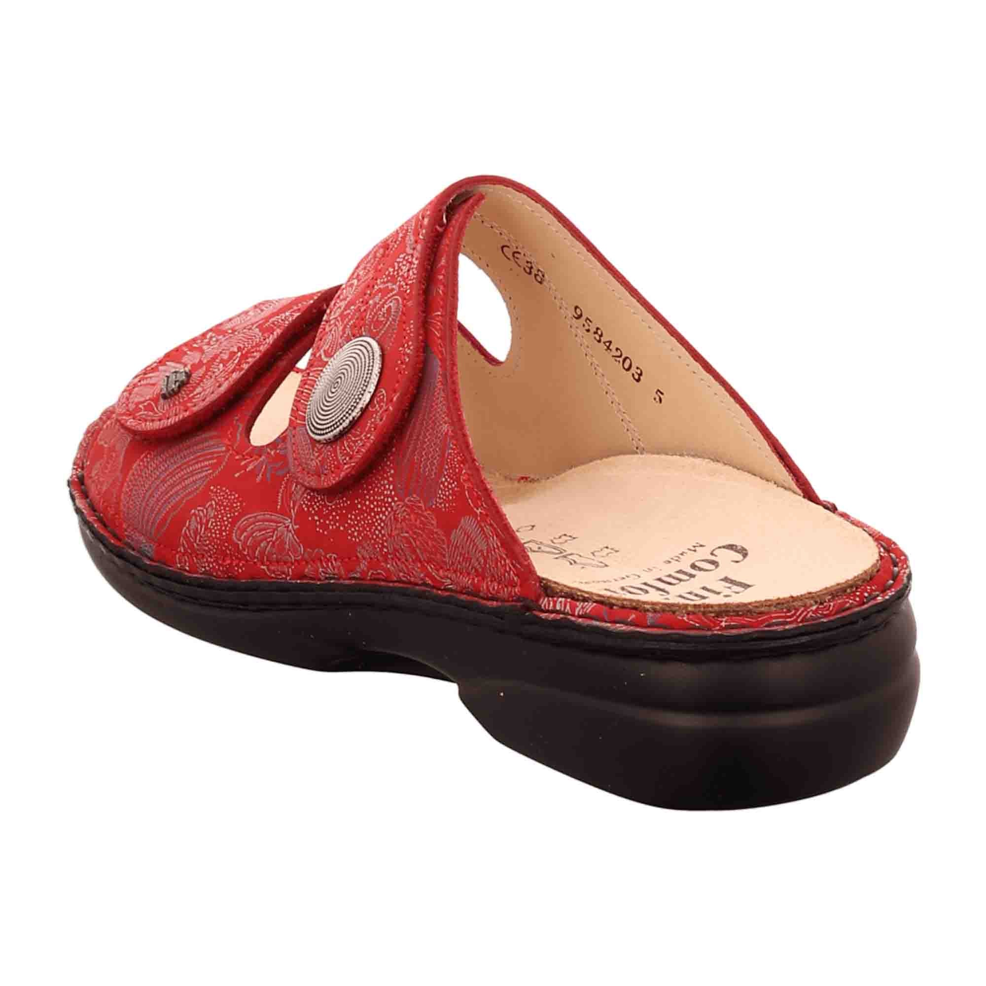 Finn Comfort Sansibar Women's Red Sandals - Stylish & Comfortable