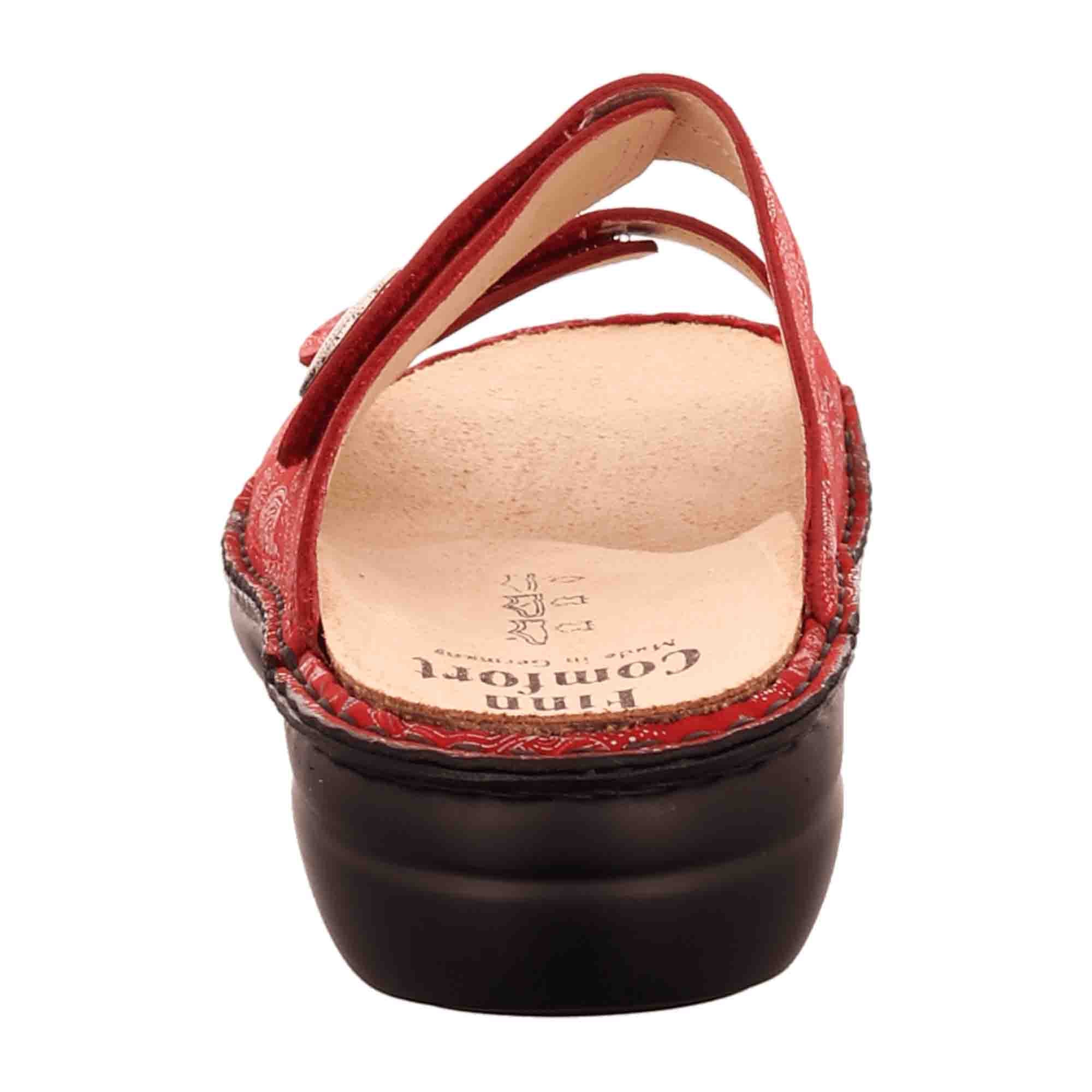 Finn Comfort Sansibar Women's Red Sandals - Stylish & Comfortable