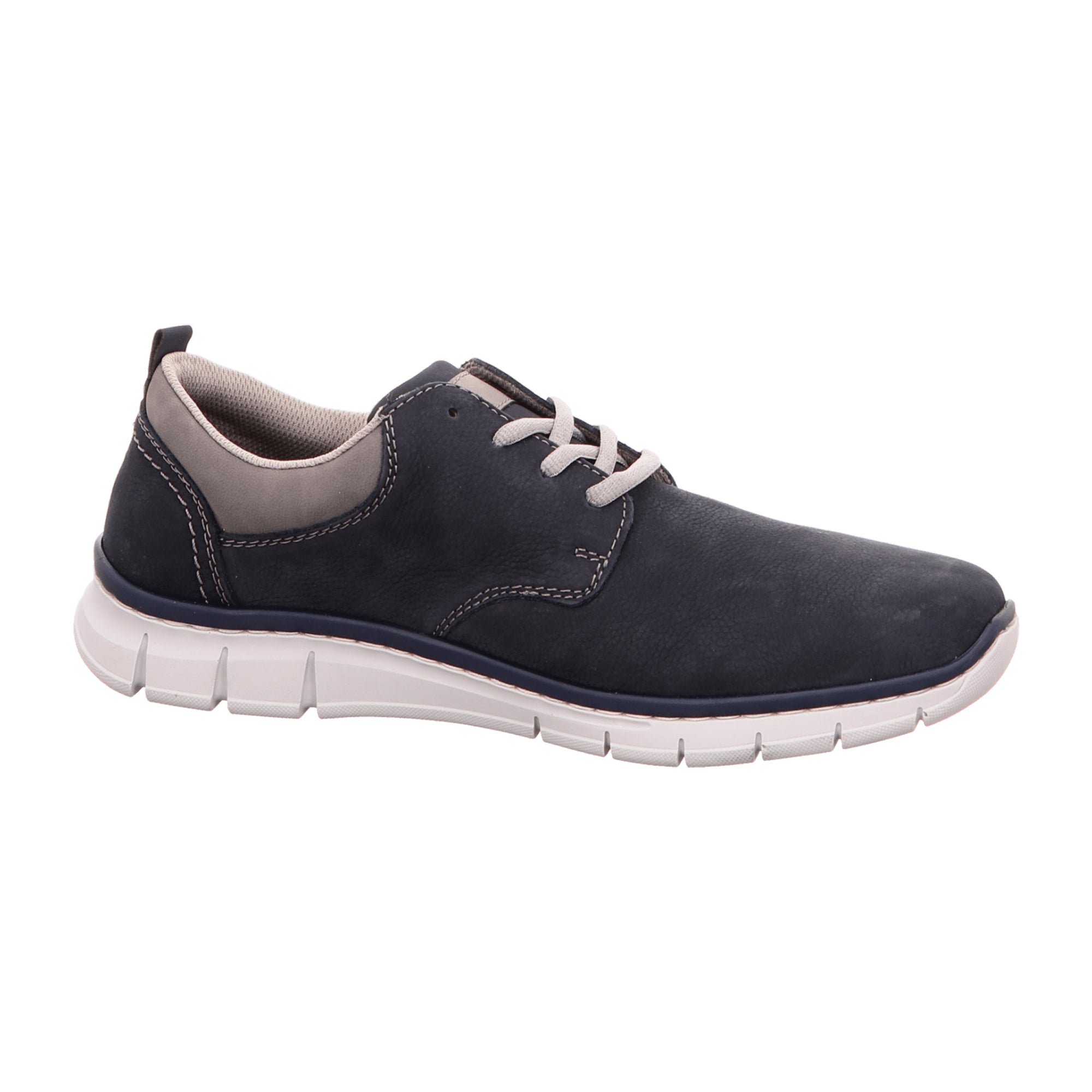 Rieker Men's Blue Sneakers Jaipur Auxerre Namur Textile Synthetic Sole