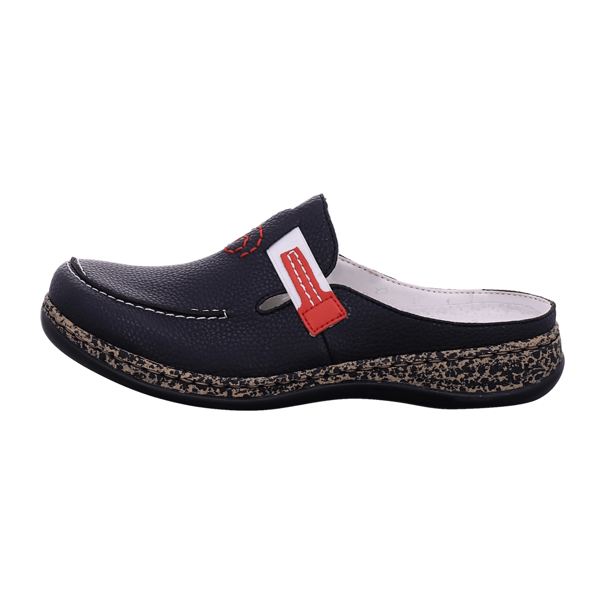 Rieker Women's Blue Slip-On Clogs Comfortable Lightweight Shock-Absorbing Shoes