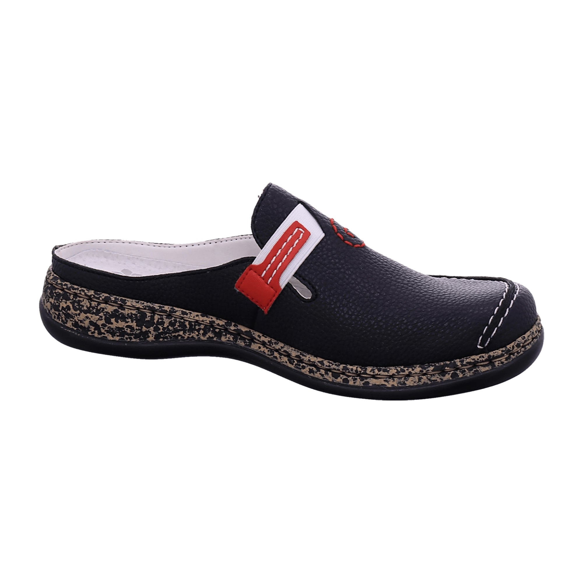 Rieker Women's Blue Slip-On Clogs Comfortable Lightweight Shock-Absorbing Shoes