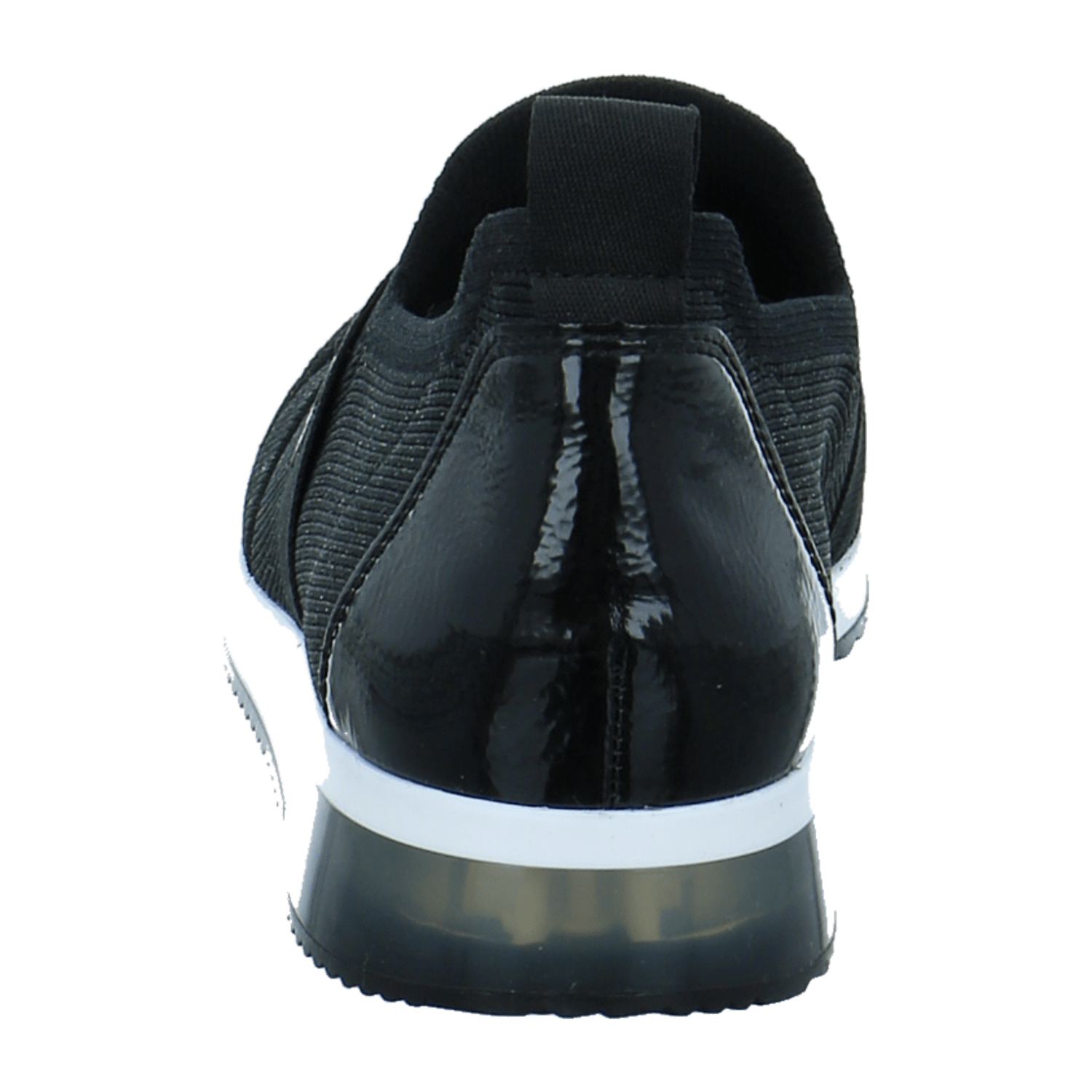 ARA LISBON Women's Nubuck Leather Slip-On Loafers in Black