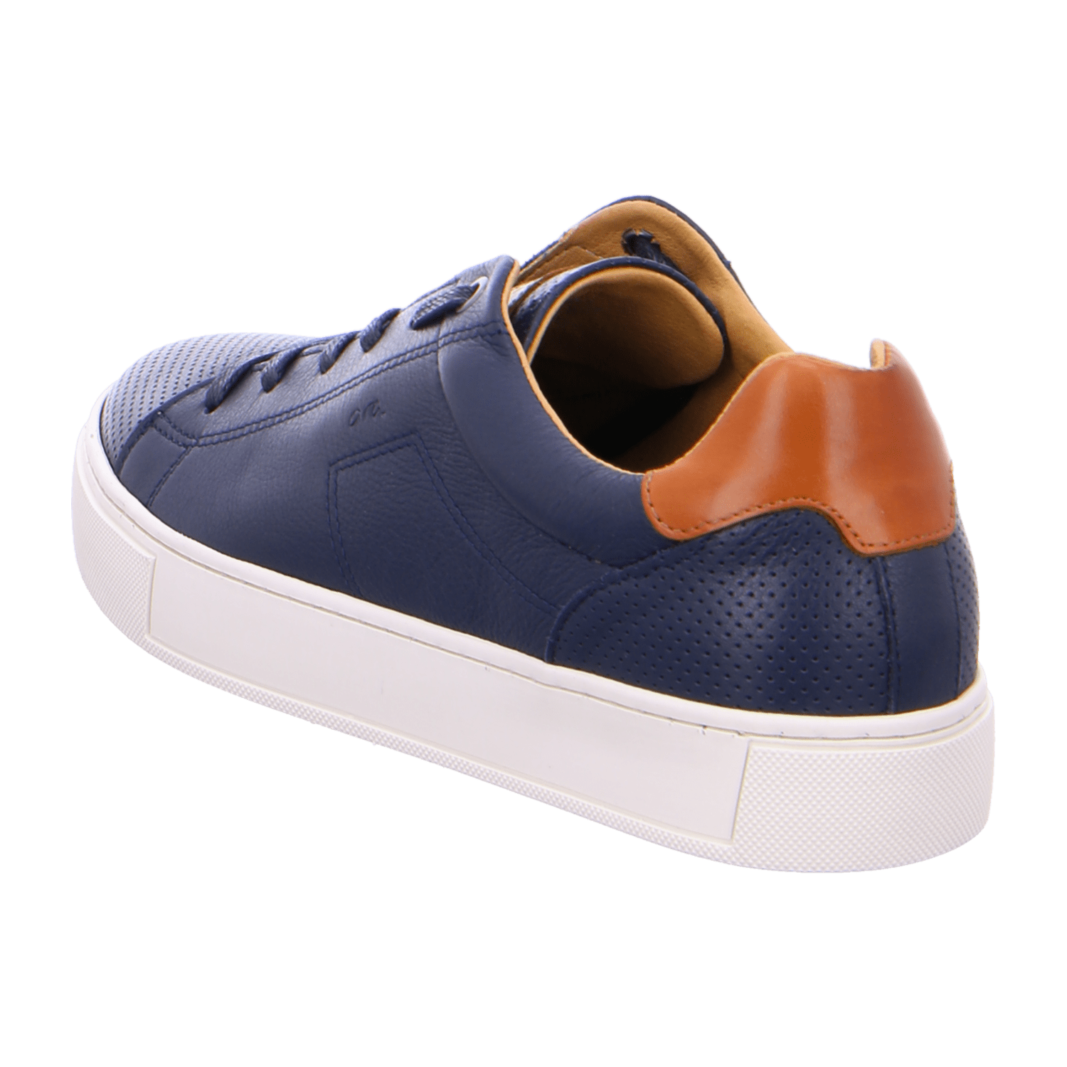 ARA MPard Highsoft Men's Lace-Up Shoes in Smooth Leather, Brown, Low-Top Style, Cold-Weather Lined, Rubber Sole